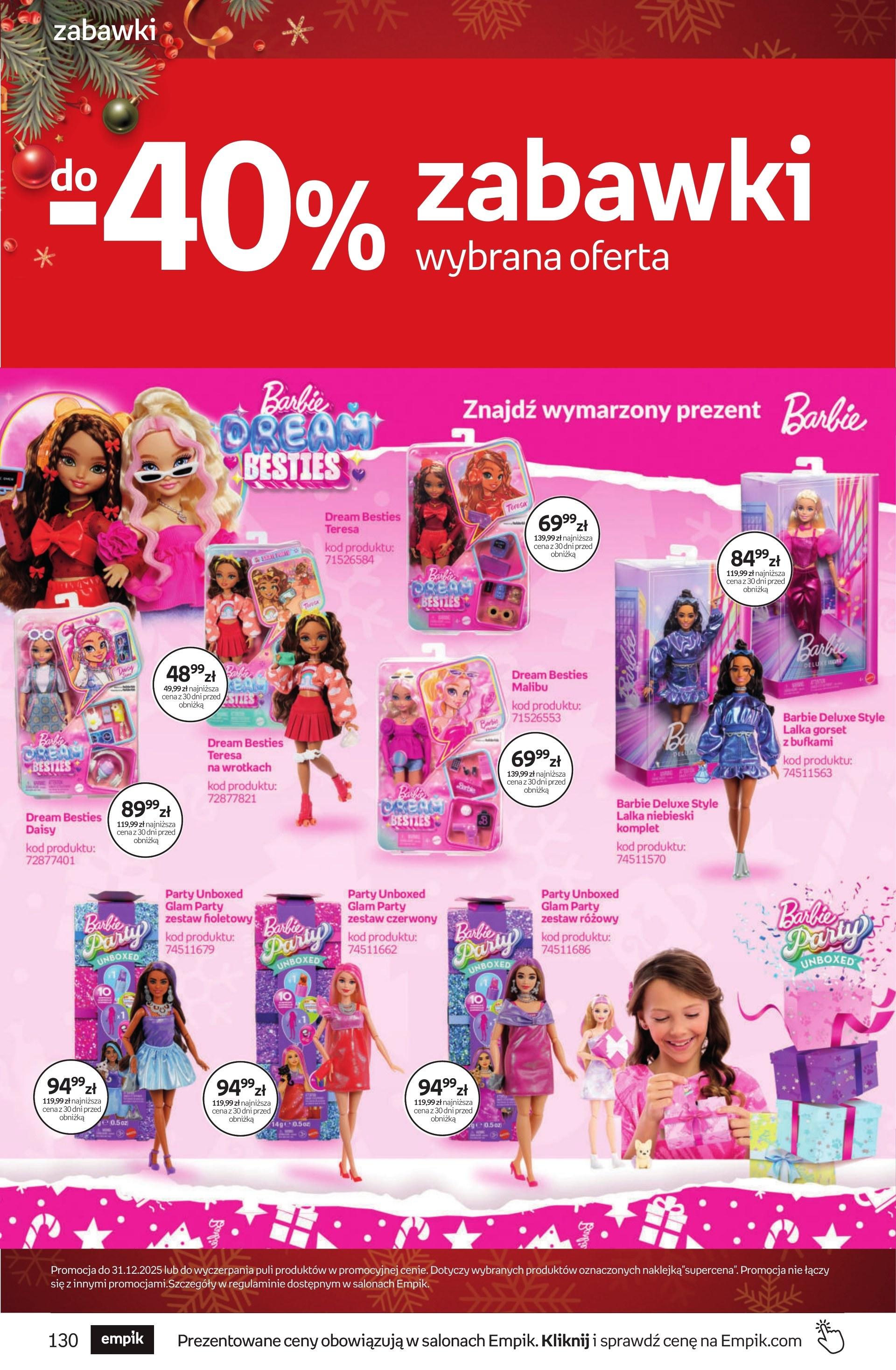 Gazetka promocyjna empik do 23/12/2025 str.130