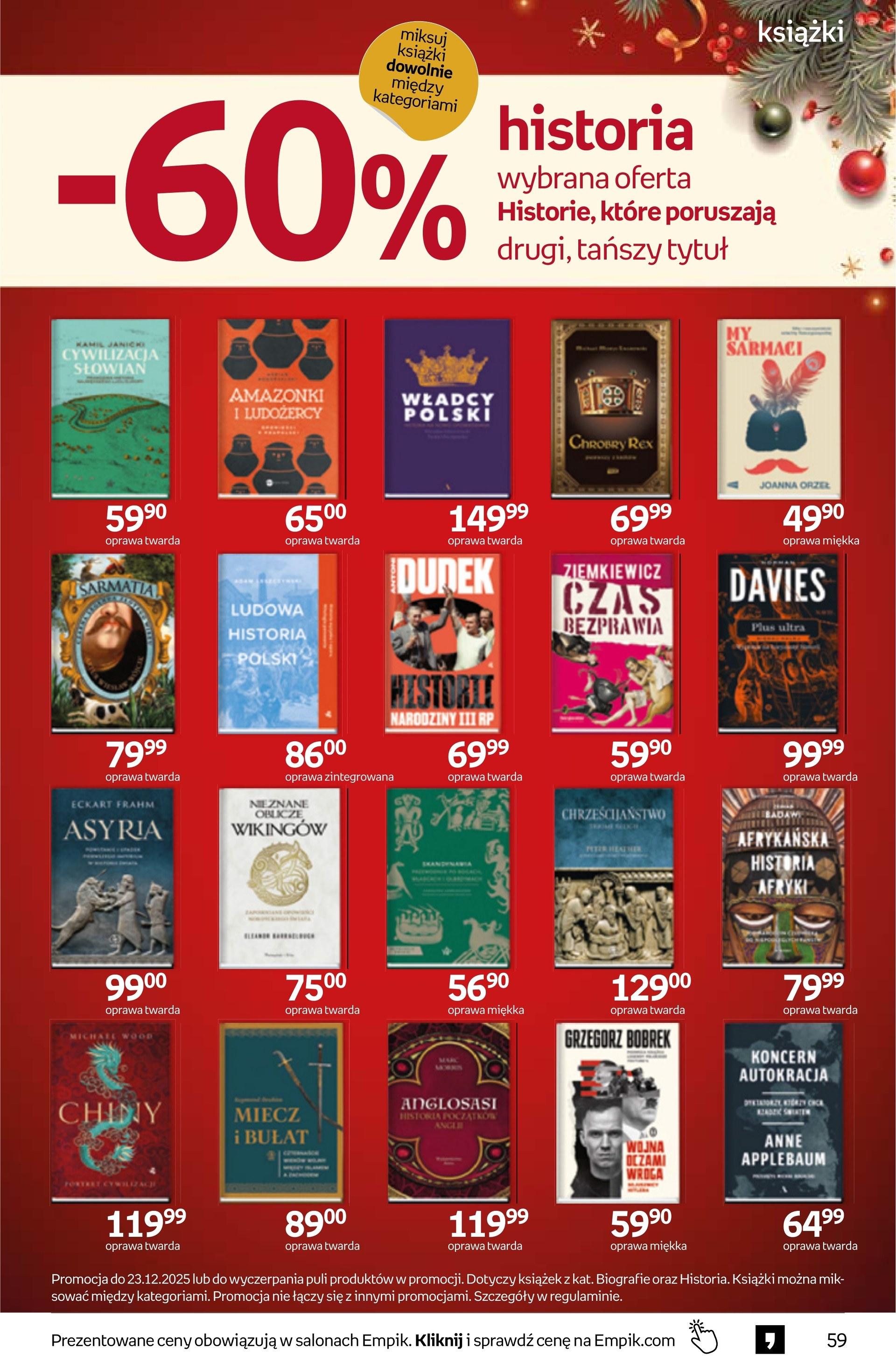 Gazetka promocyjna empik do 23/12/2025 str.59