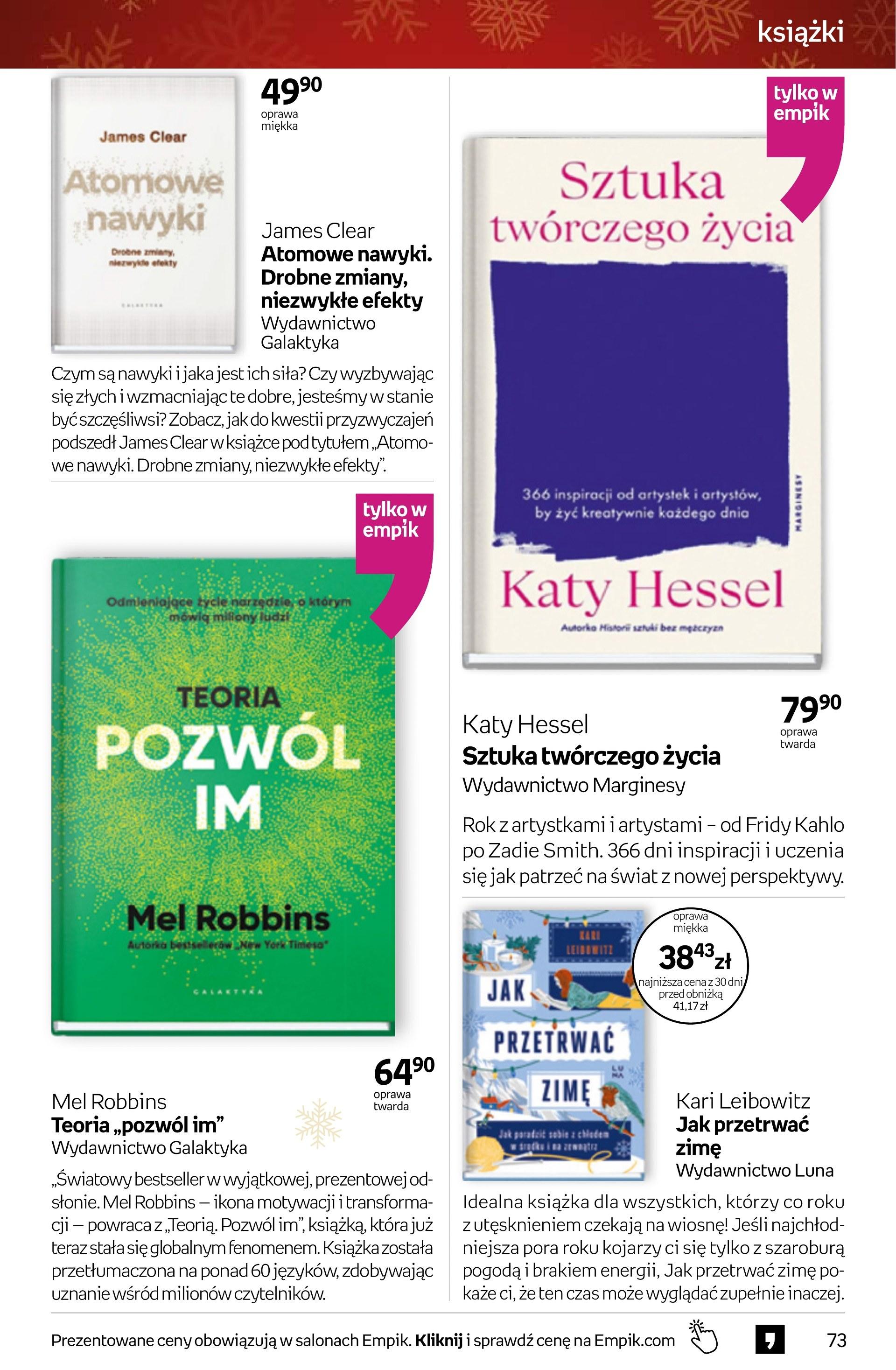 Gazetka promocyjna empik do 23/12/2025 str.73