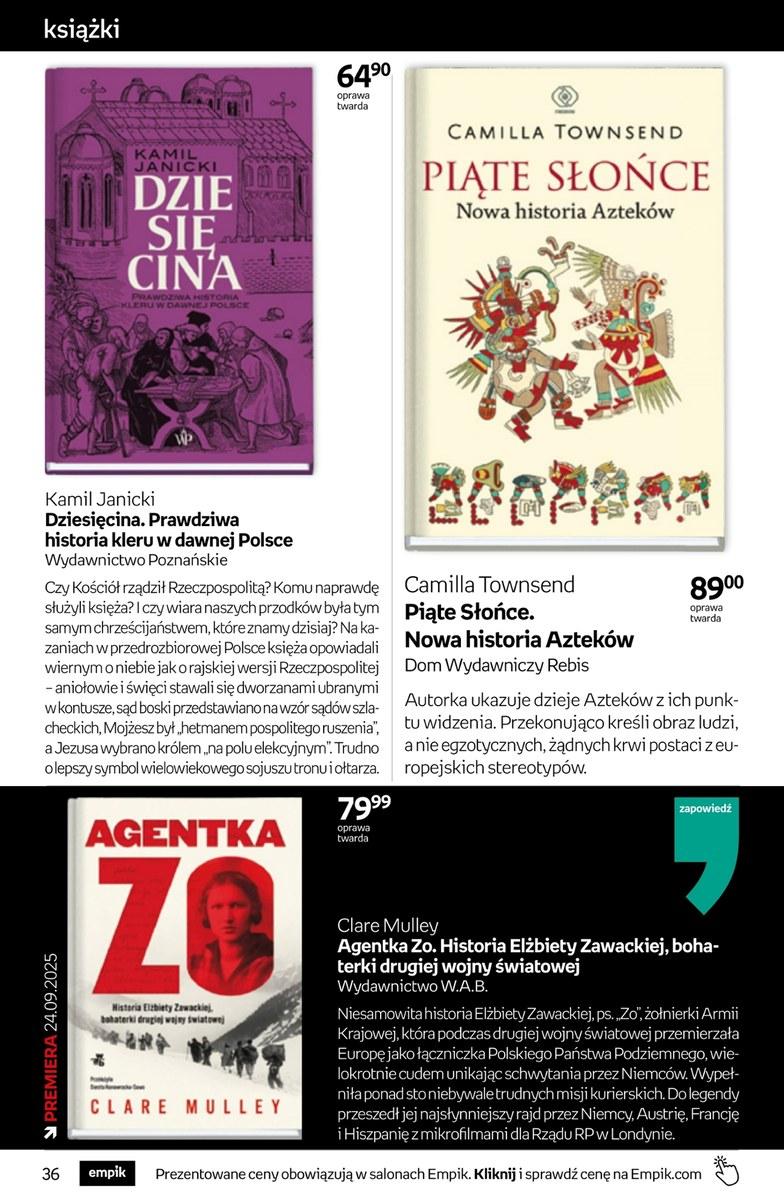 Gazetka promocyjna empik do 23/09/2025 str.36