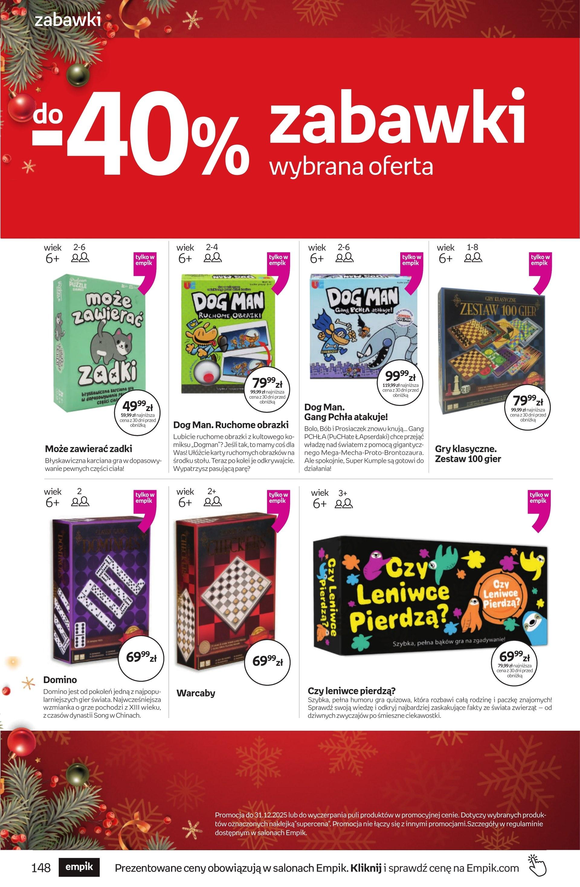 Gazetka promocyjna empik do 09/12/2025 str.148
