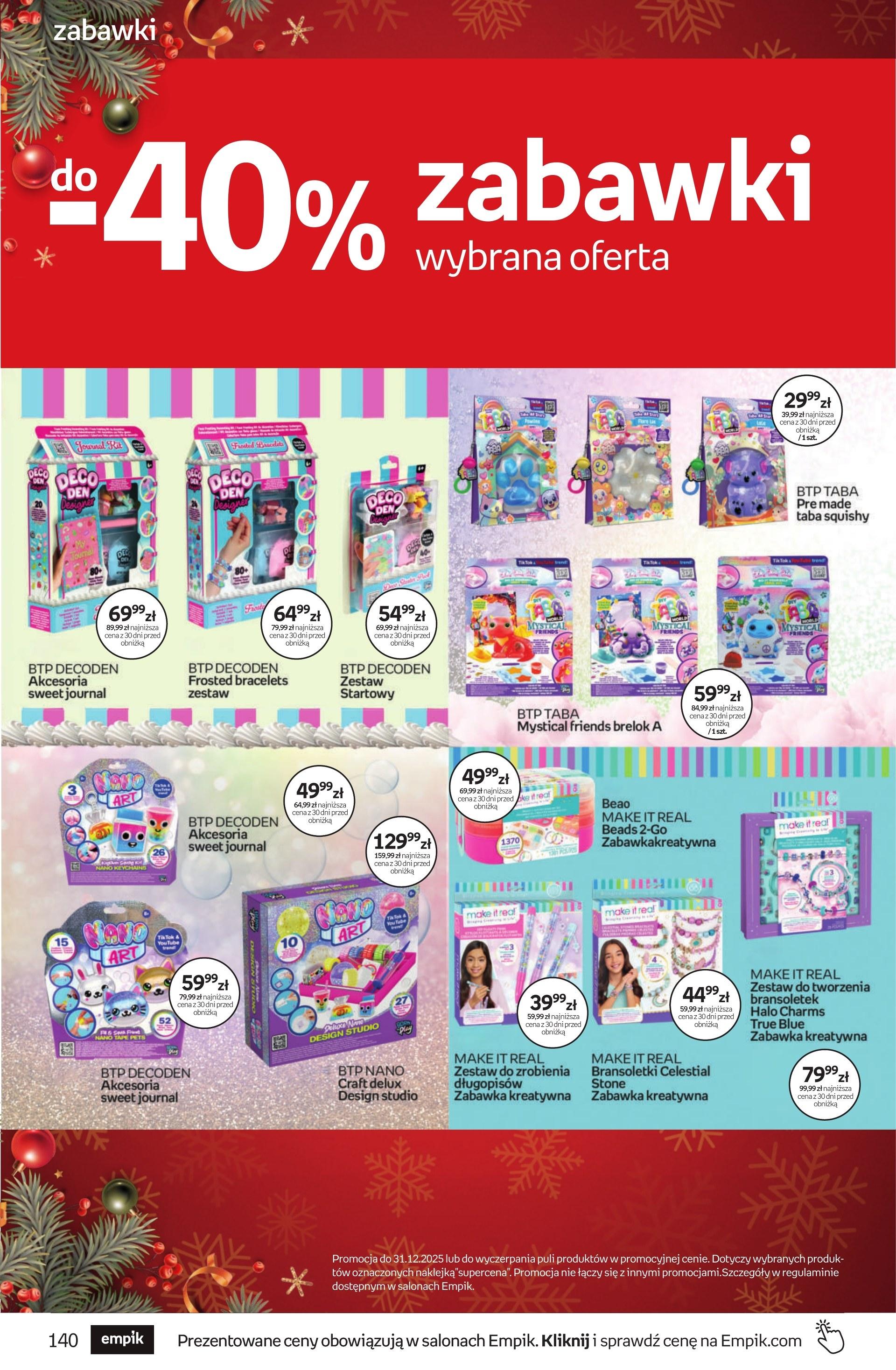 Gazetka promocyjna empik do 09/12/2025 str.140