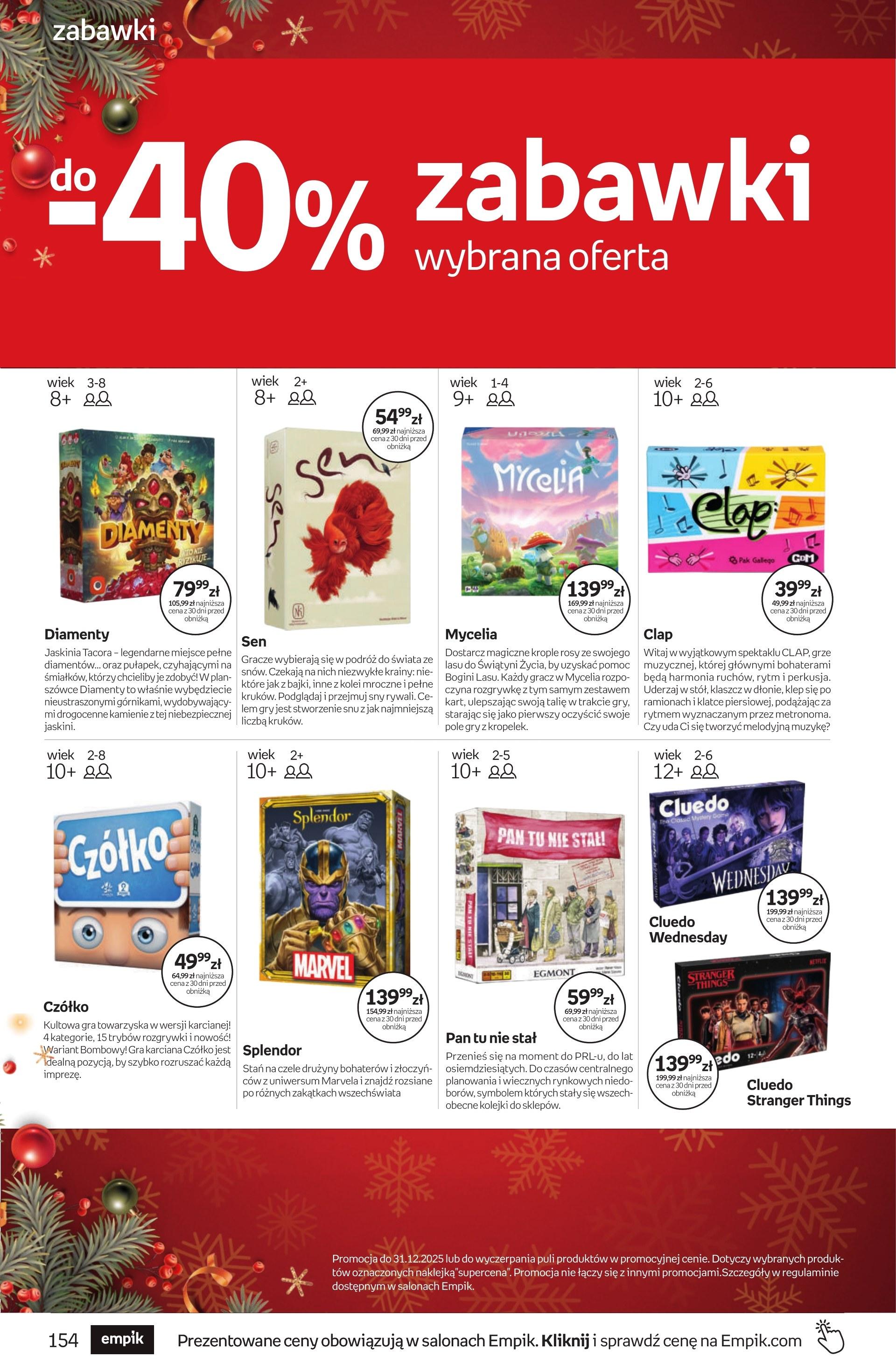 Gazetka promocyjna empik do 09/12/2025 str.154