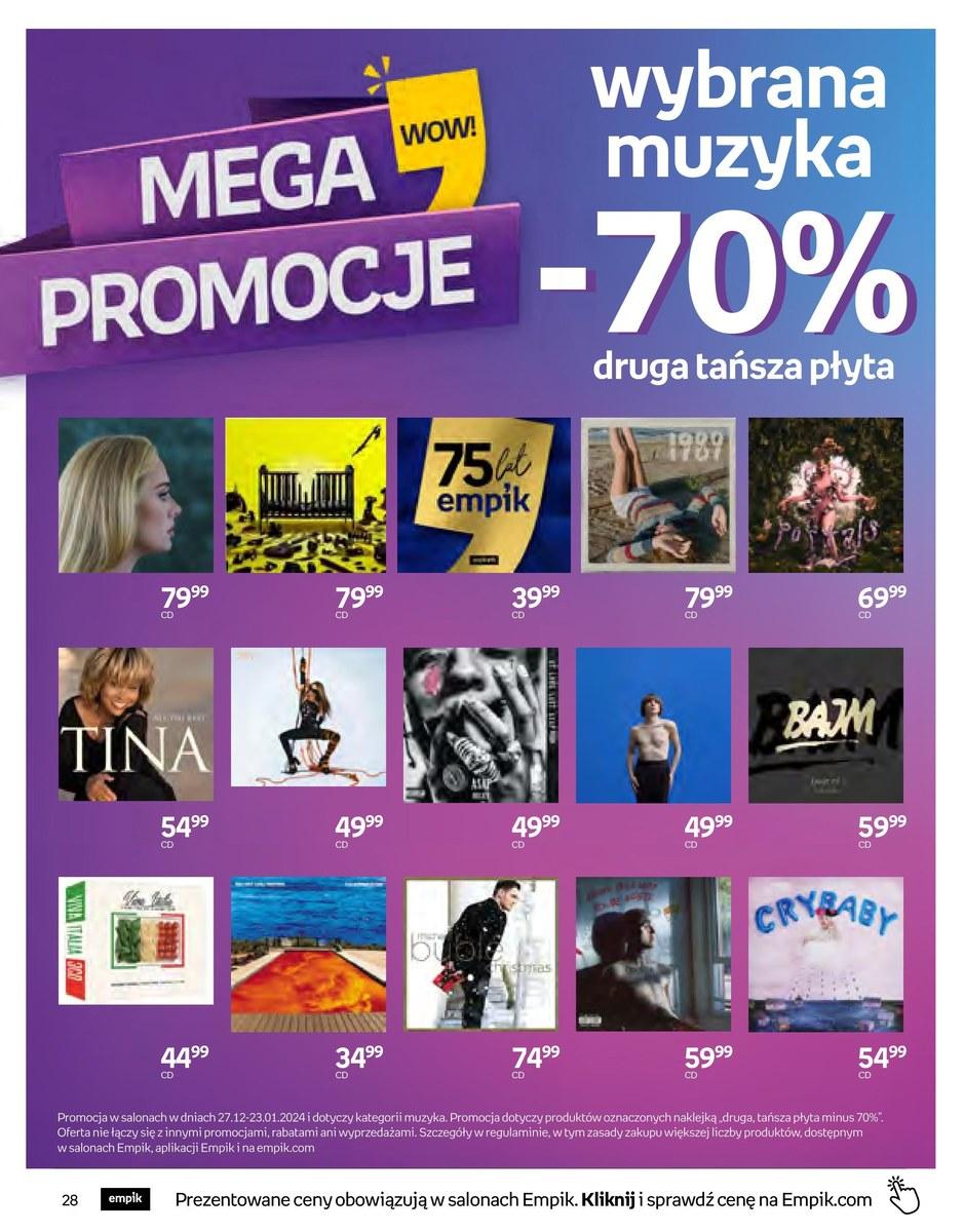 Gazetka promocyjna empik do 23/01/2024 str.28