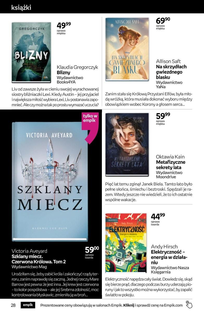 Gazetka promocyjna empik do 29/07/2025 str.28