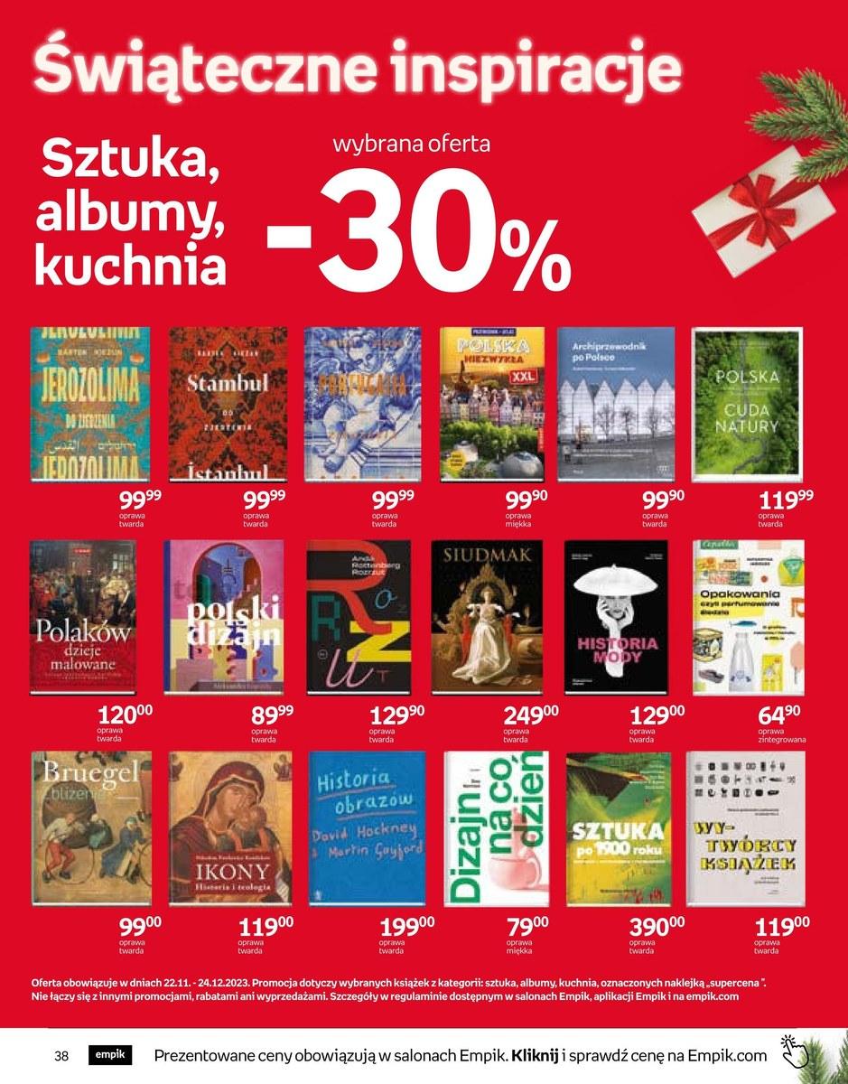 Gazetka promocyjna empik do 24/12/2023 str.38