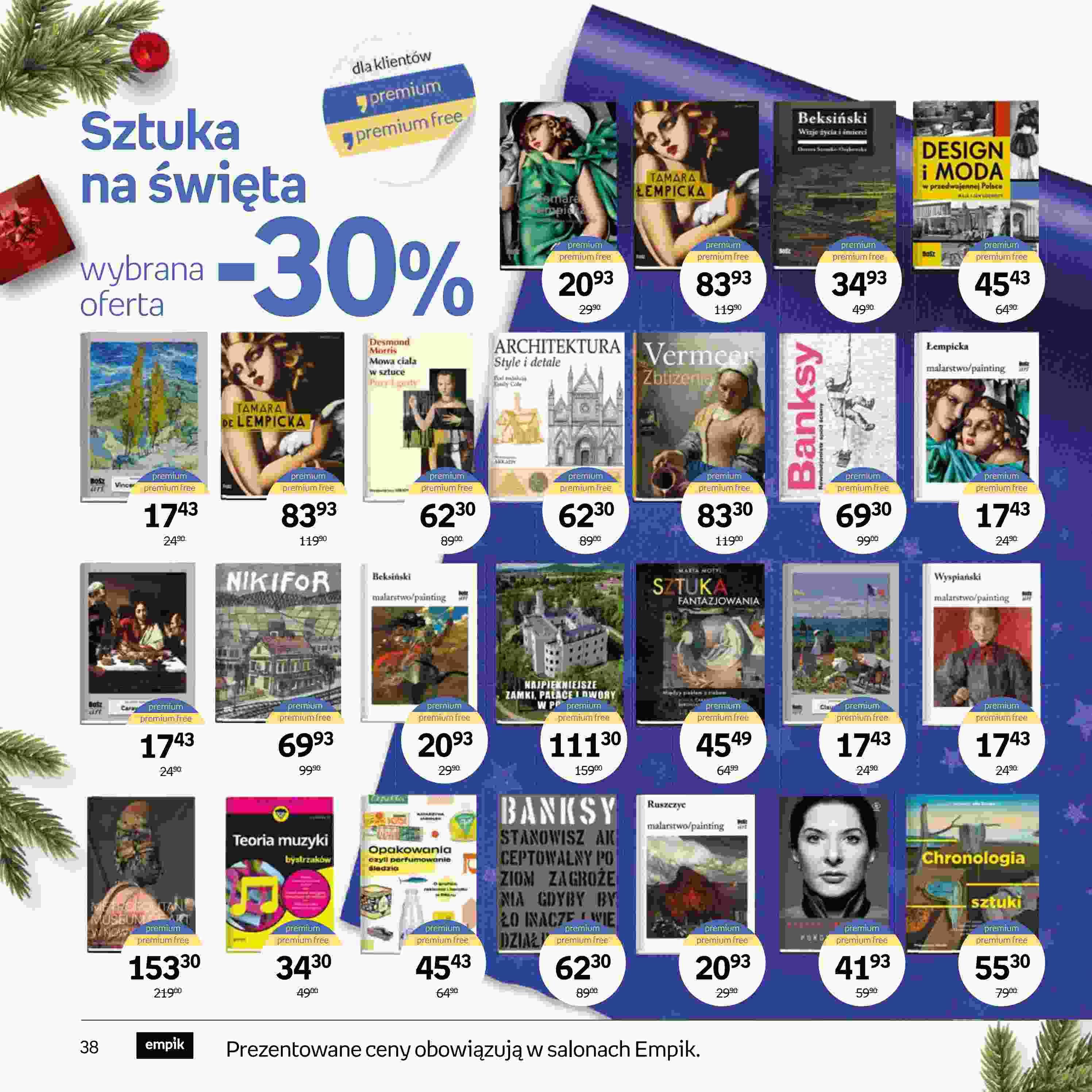 Gazetka promocyjna empik do 24/12/2022 str.38