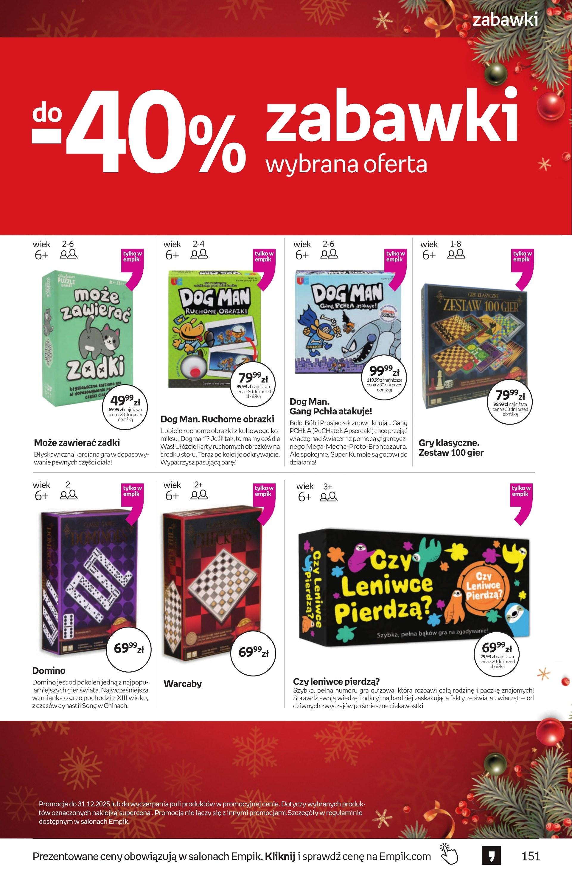 Gazetka promocyjna empik do 23/12/2025 str.151
