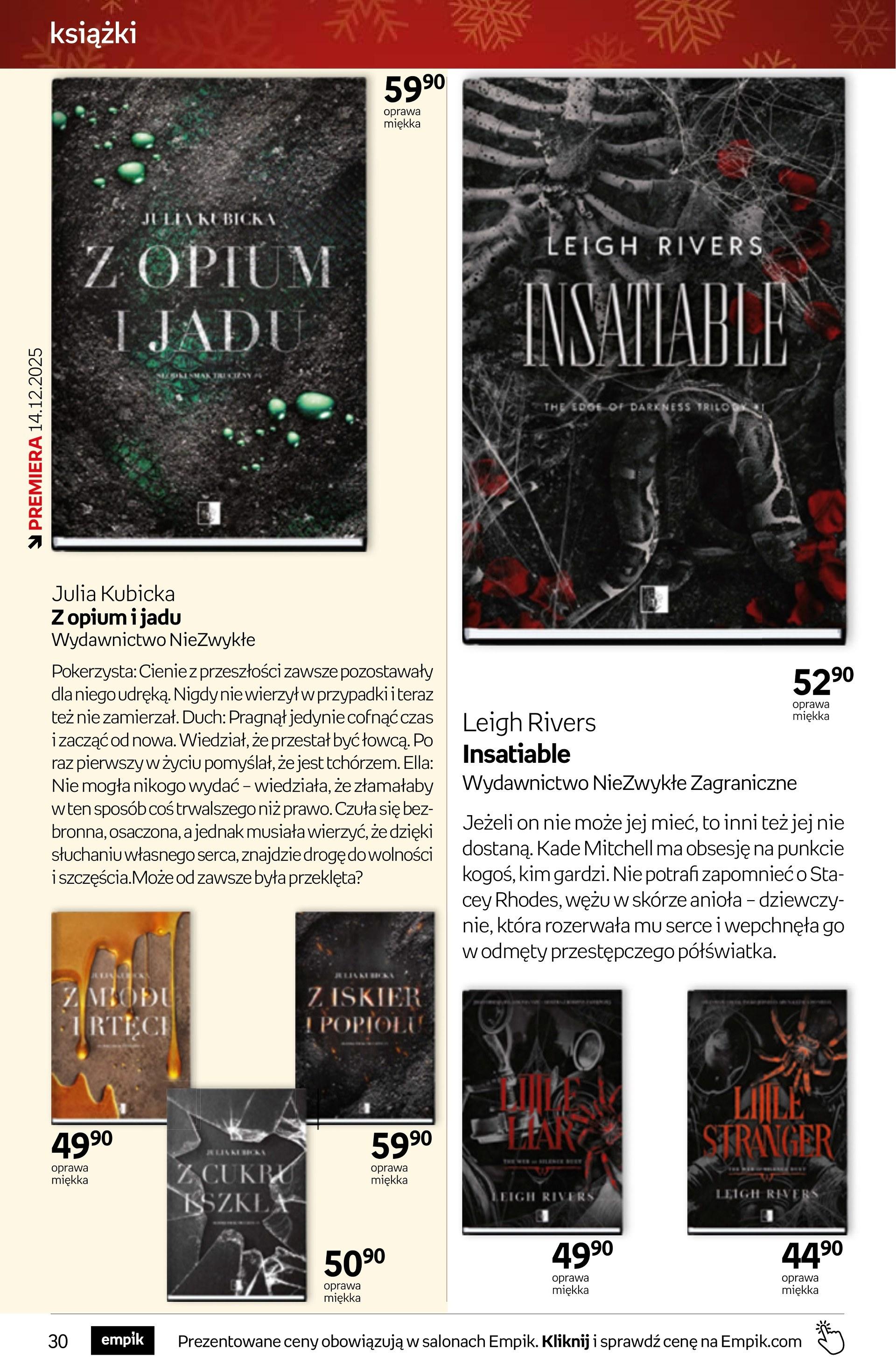 Gazetka promocyjna empik do 23/12/2025 str.30