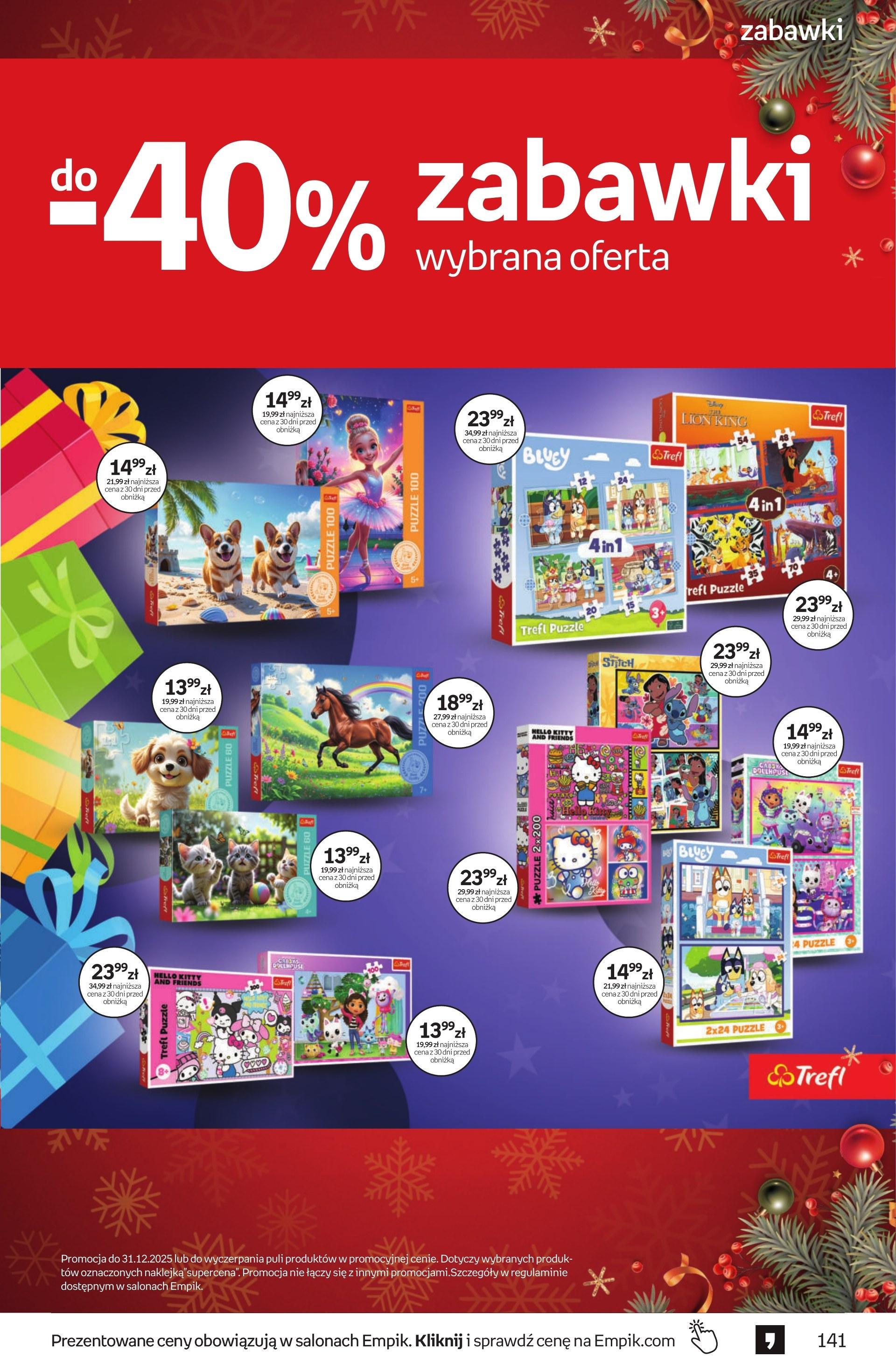 Gazetka promocyjna empik do 23/12/2025 str.141