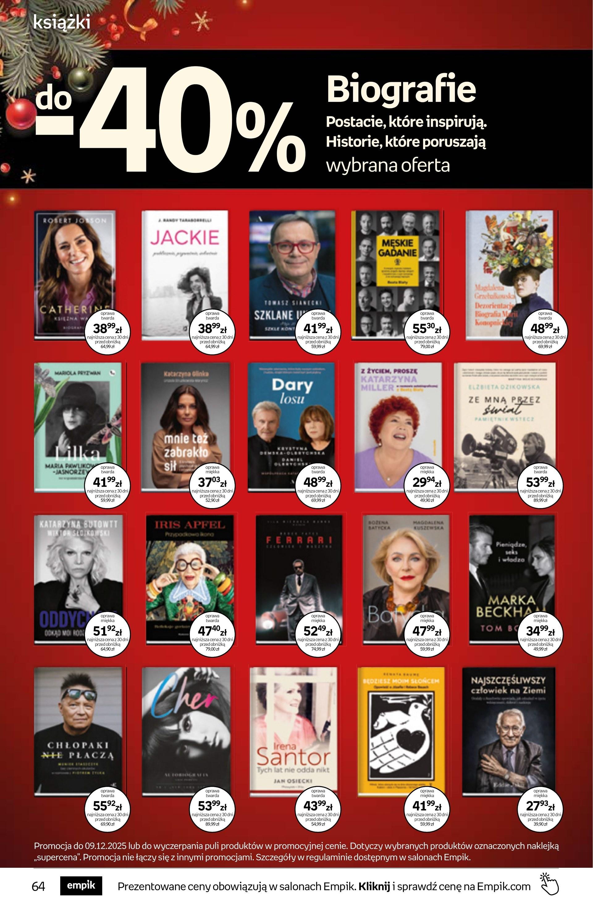 Gazetka promocyjna empik do 09/12/2025 str.64