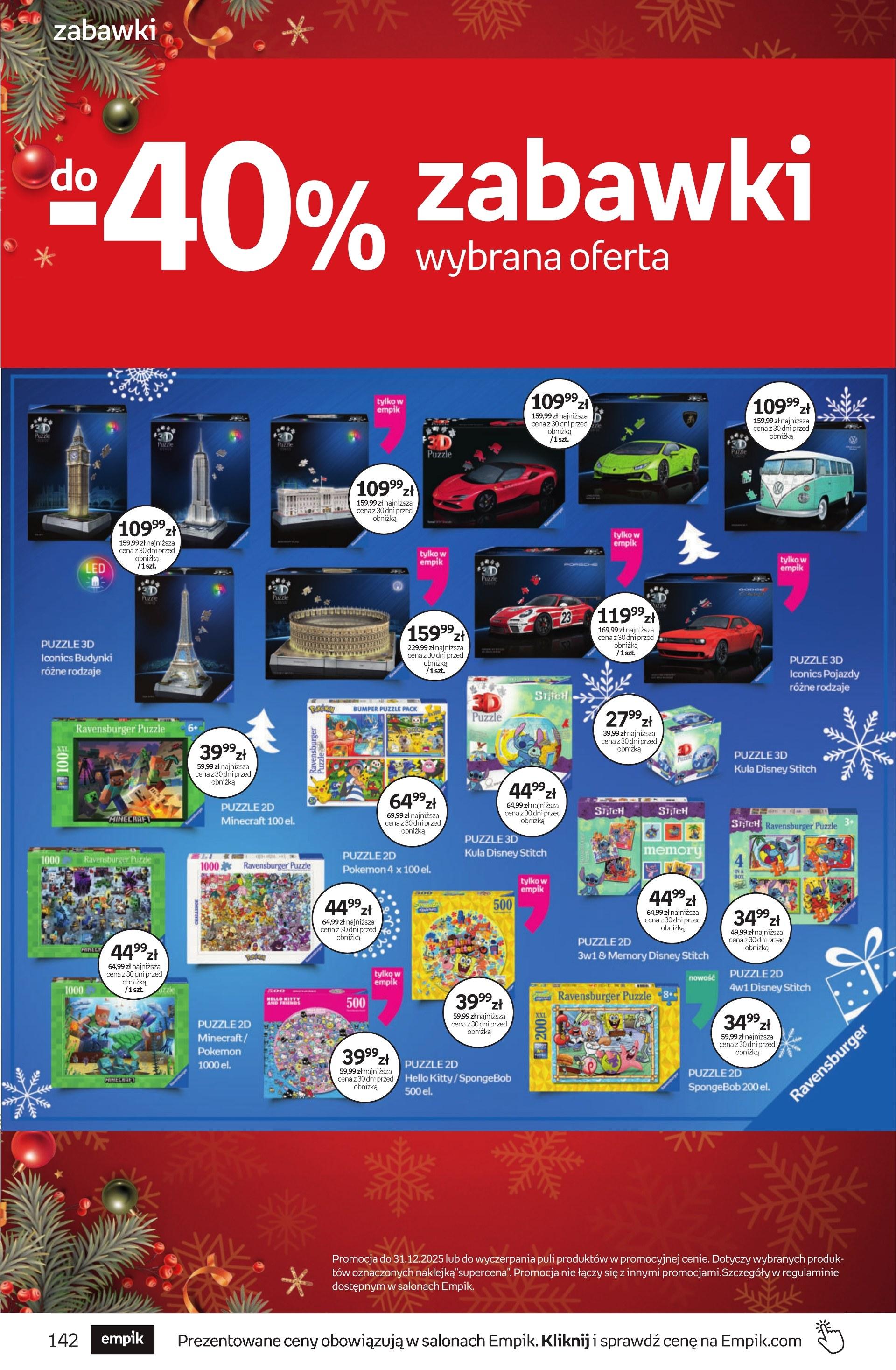 Gazetka promocyjna empik do 23/12/2025 str.142
