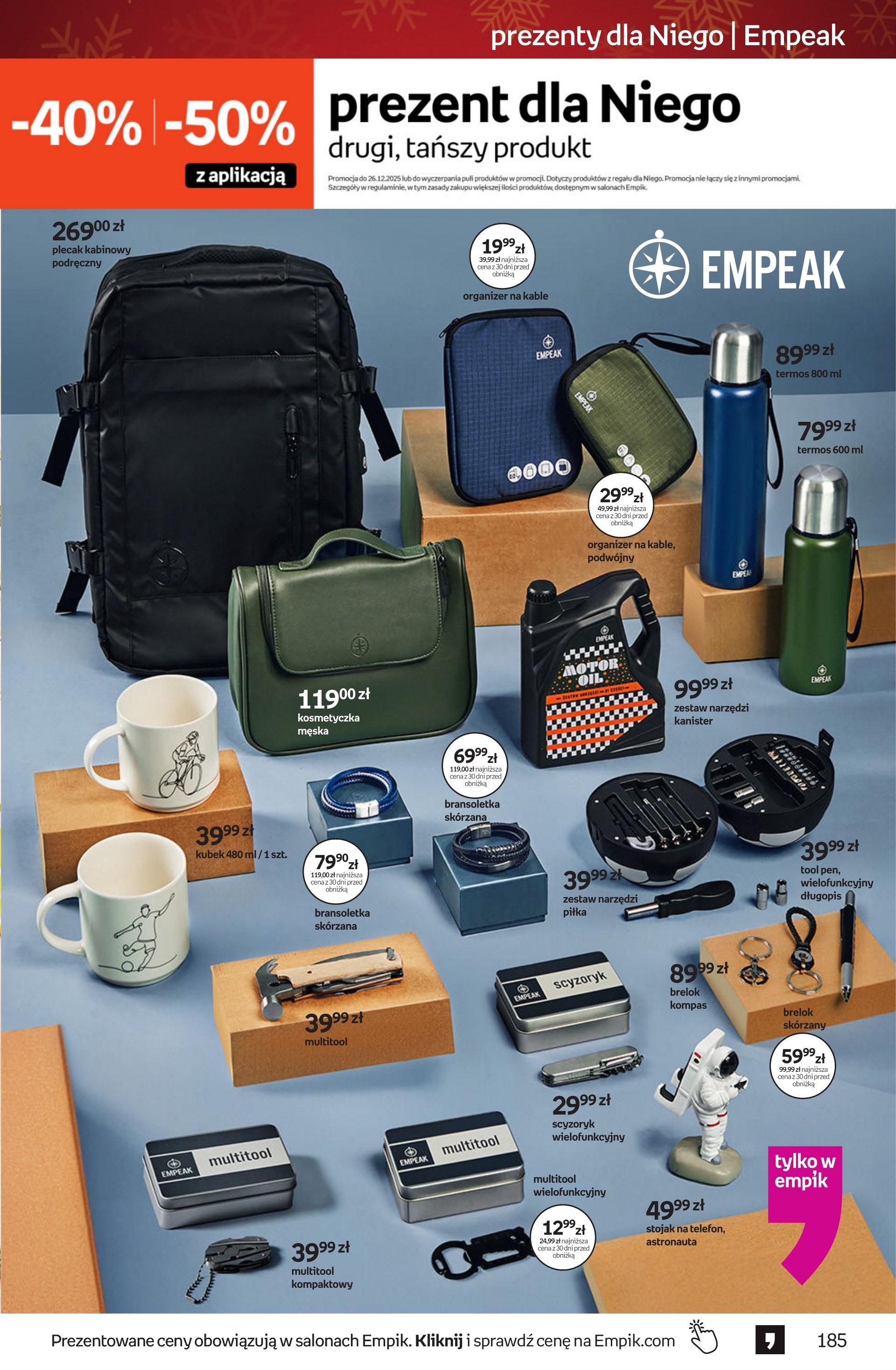 Gazetka promocyjna empik do 23/12/2025 str.185