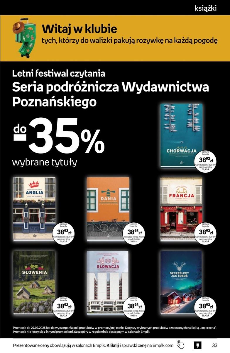 Gazetka promocyjna empik do 29/07/2025 str.33