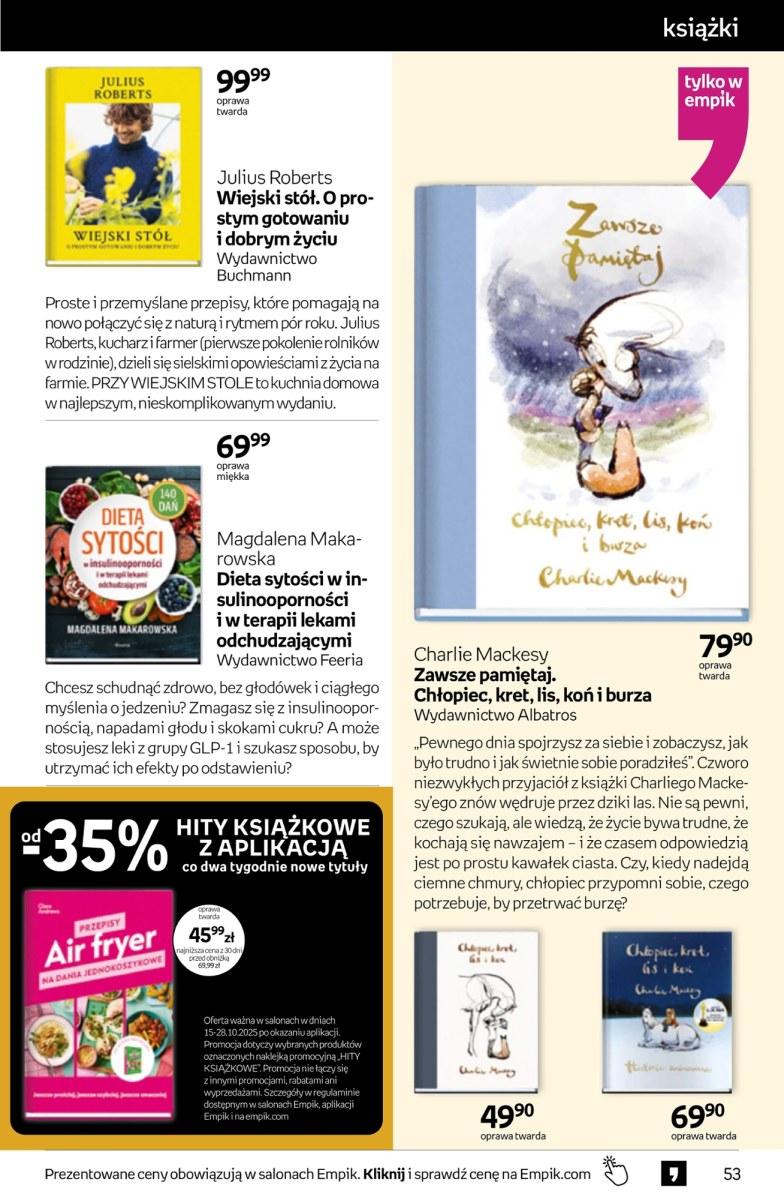 Gazetka promocyjna empik do 28/10/2025 str.53