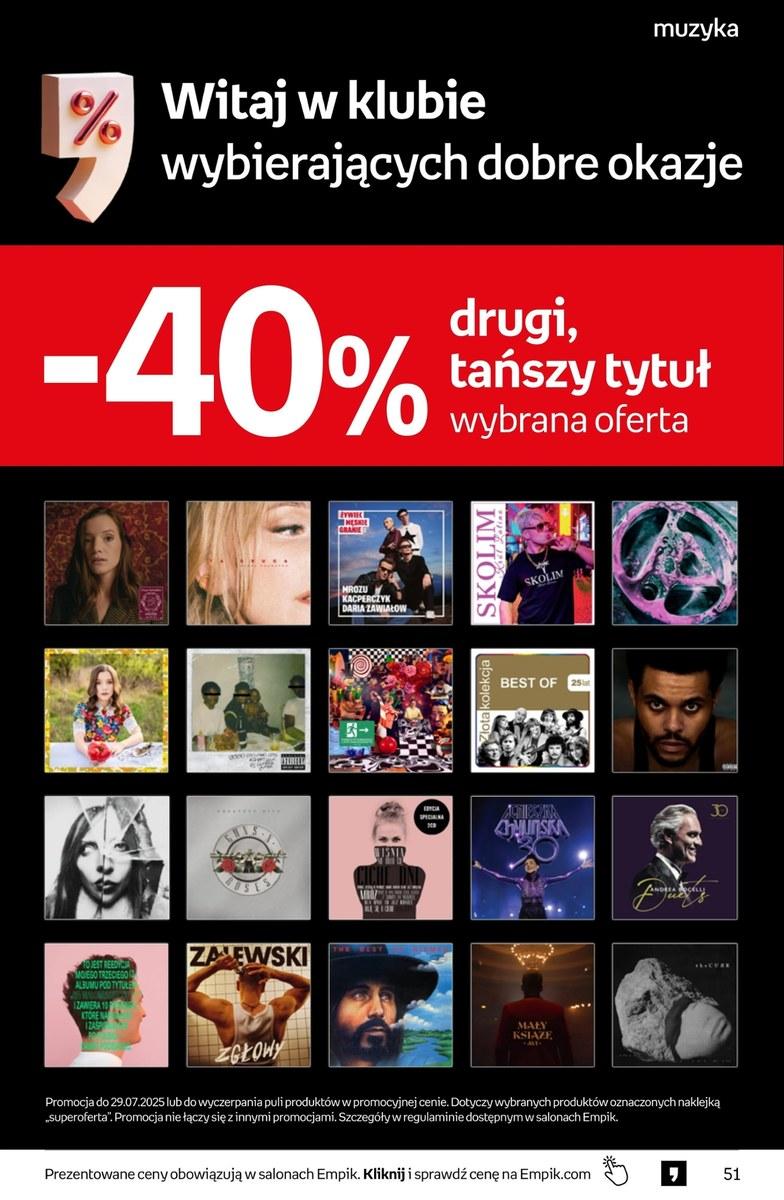 Gazetka promocyjna empik do 29/07/2025 str.51