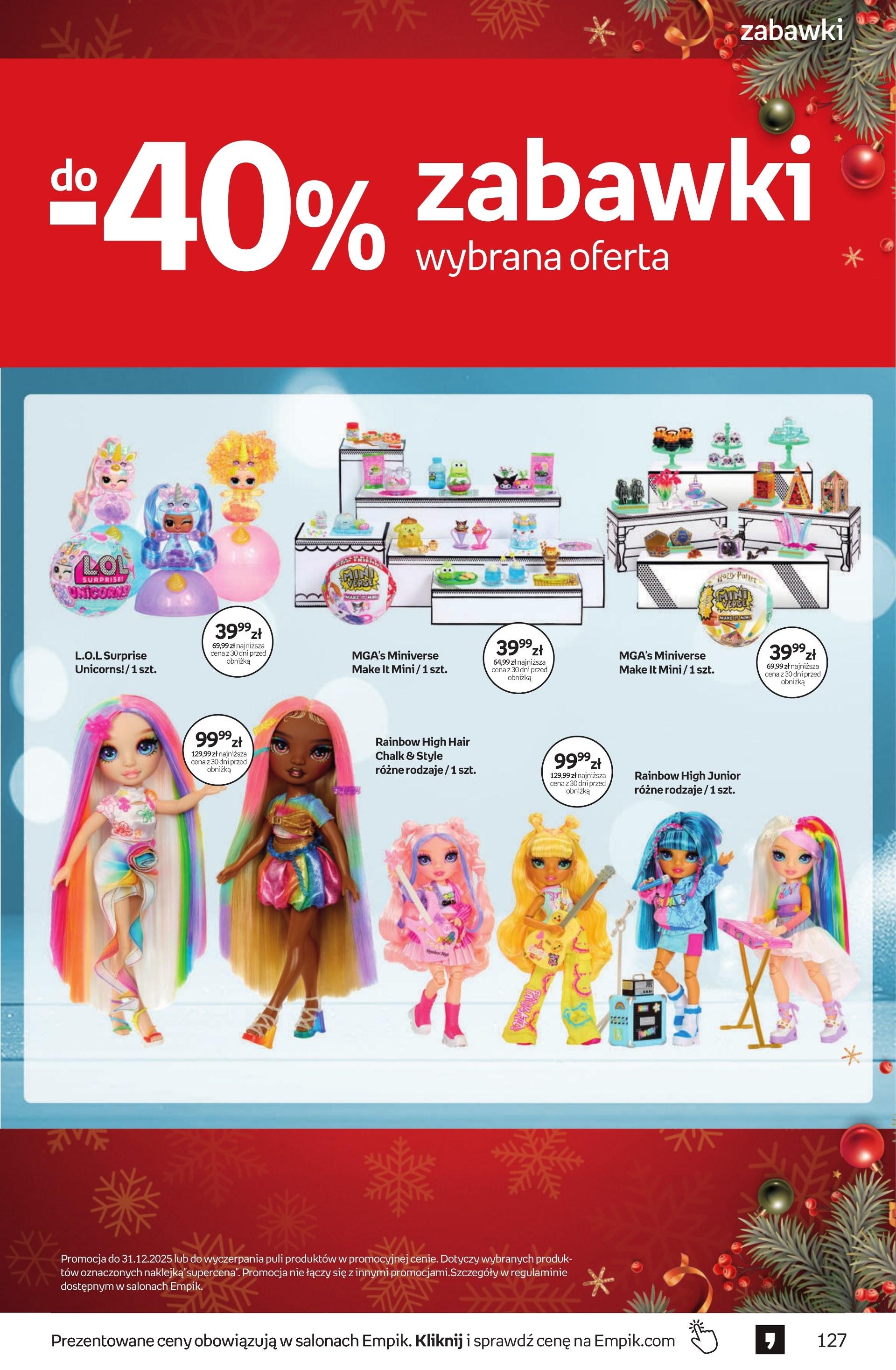 Gazetka promocyjna empik do 09/12/2025 str.127