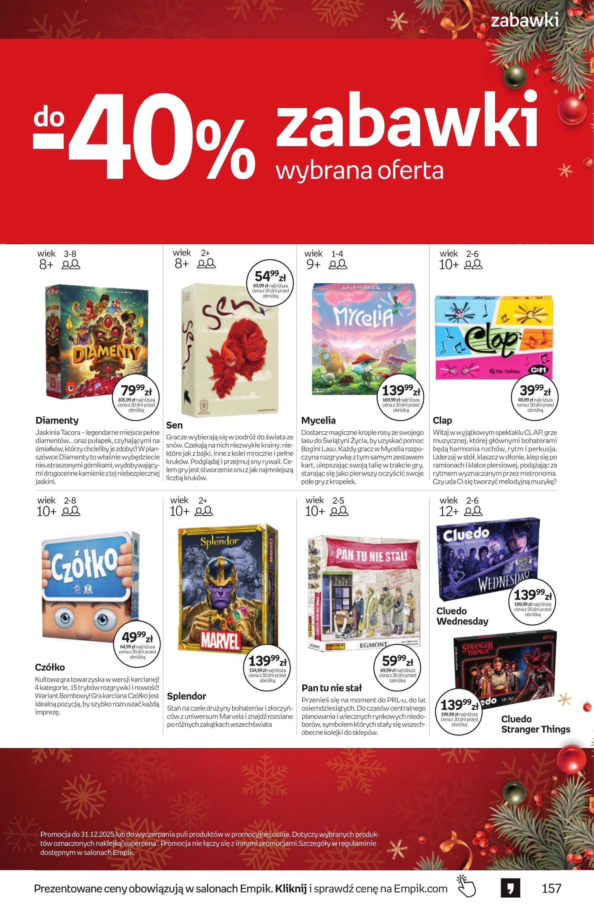 Gazetka promocyjna empik do 23/12/2025 str.157