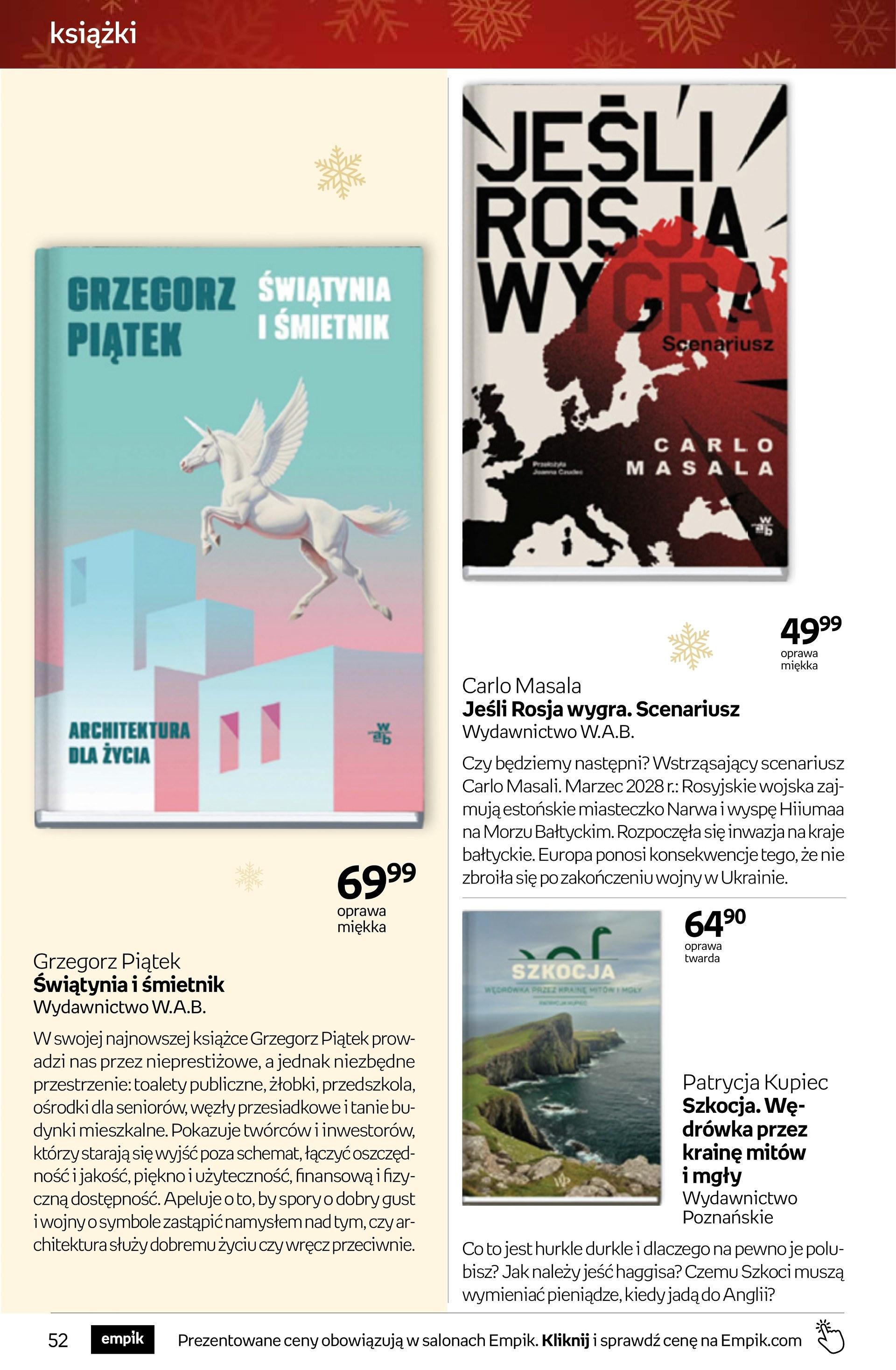Gazetka promocyjna empik do 23/12/2025 str.52