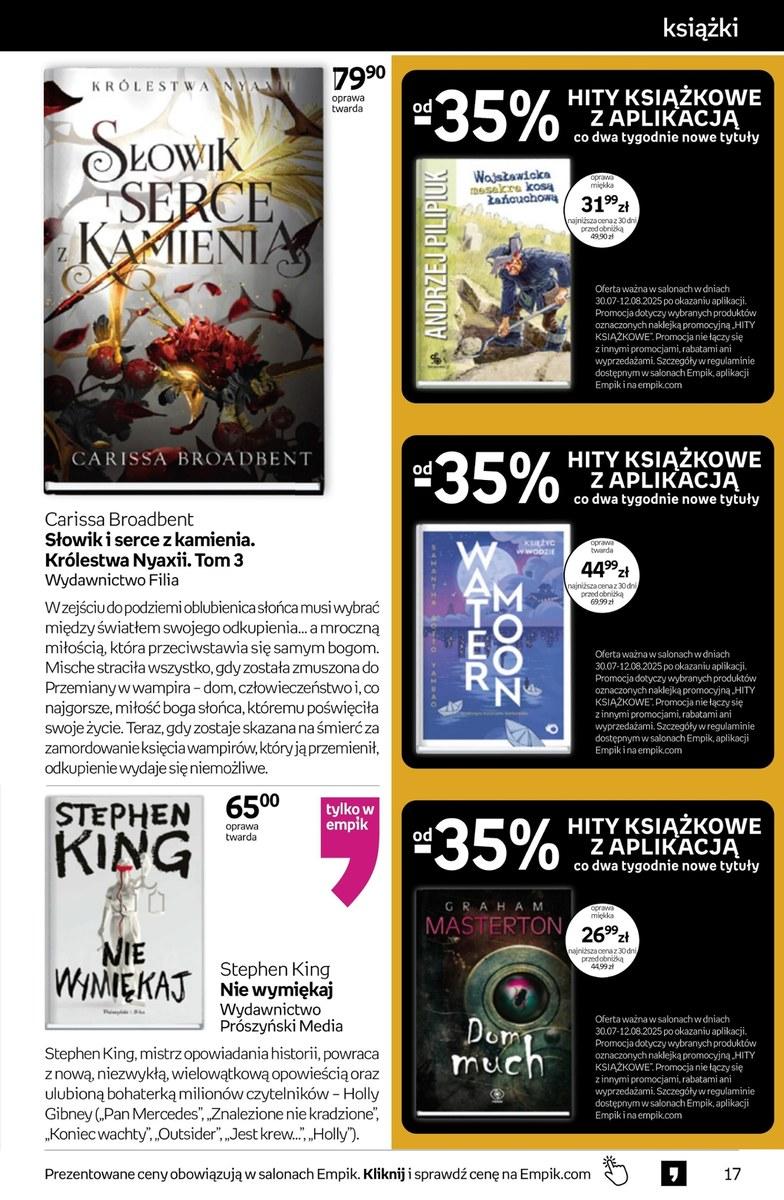 Gazetka promocyjna empik do 12/08/2025 str.17