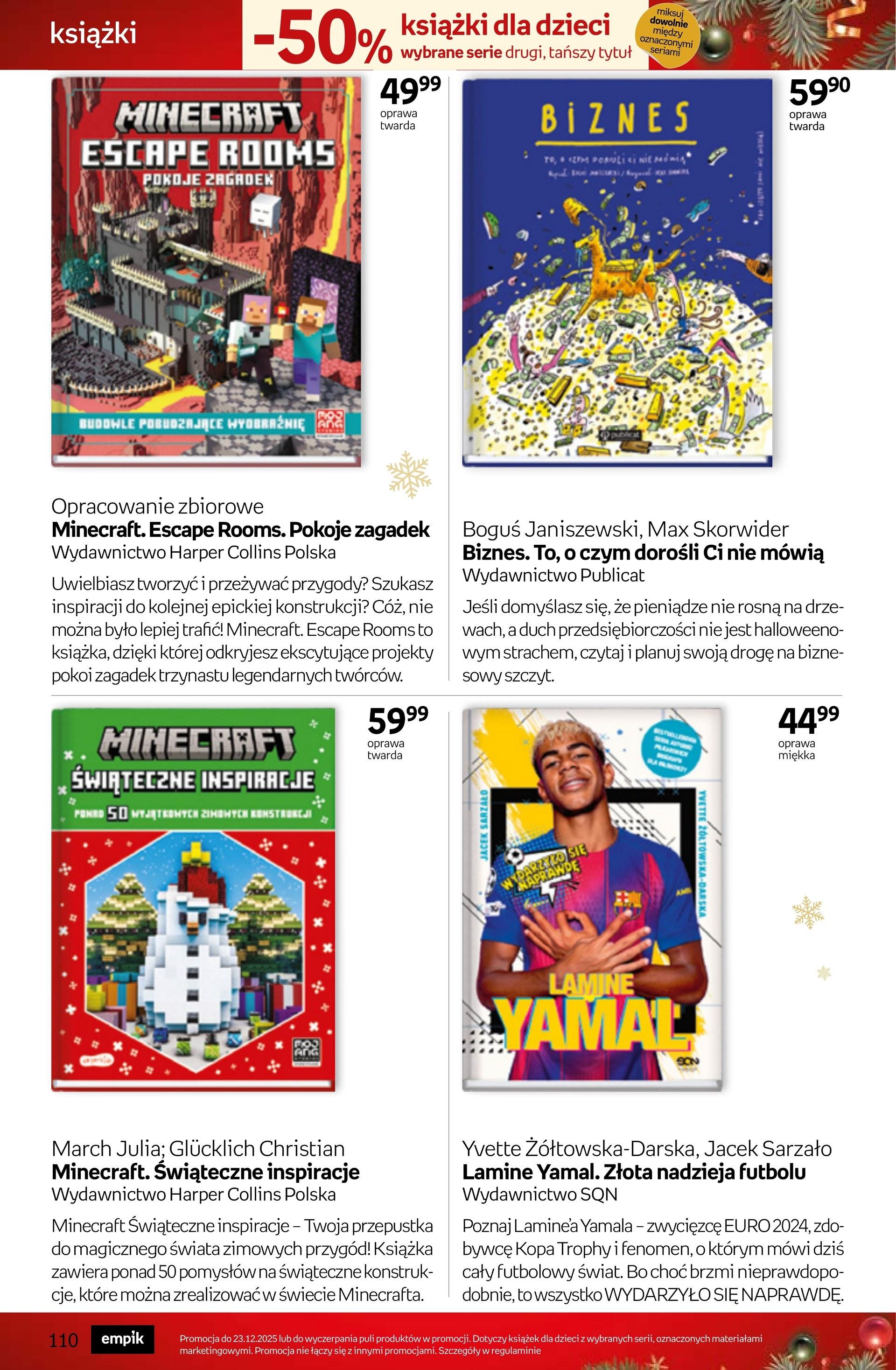 Gazetka promocyjna empik do 23/12/2025 str.110