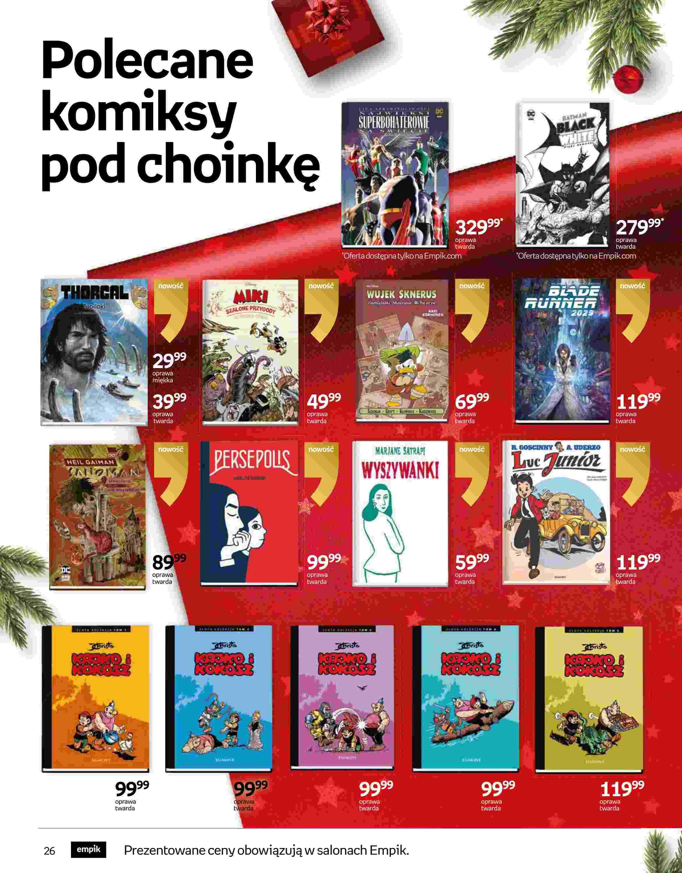 Gazetka promocyjna empik do 24/12/2022 str.26