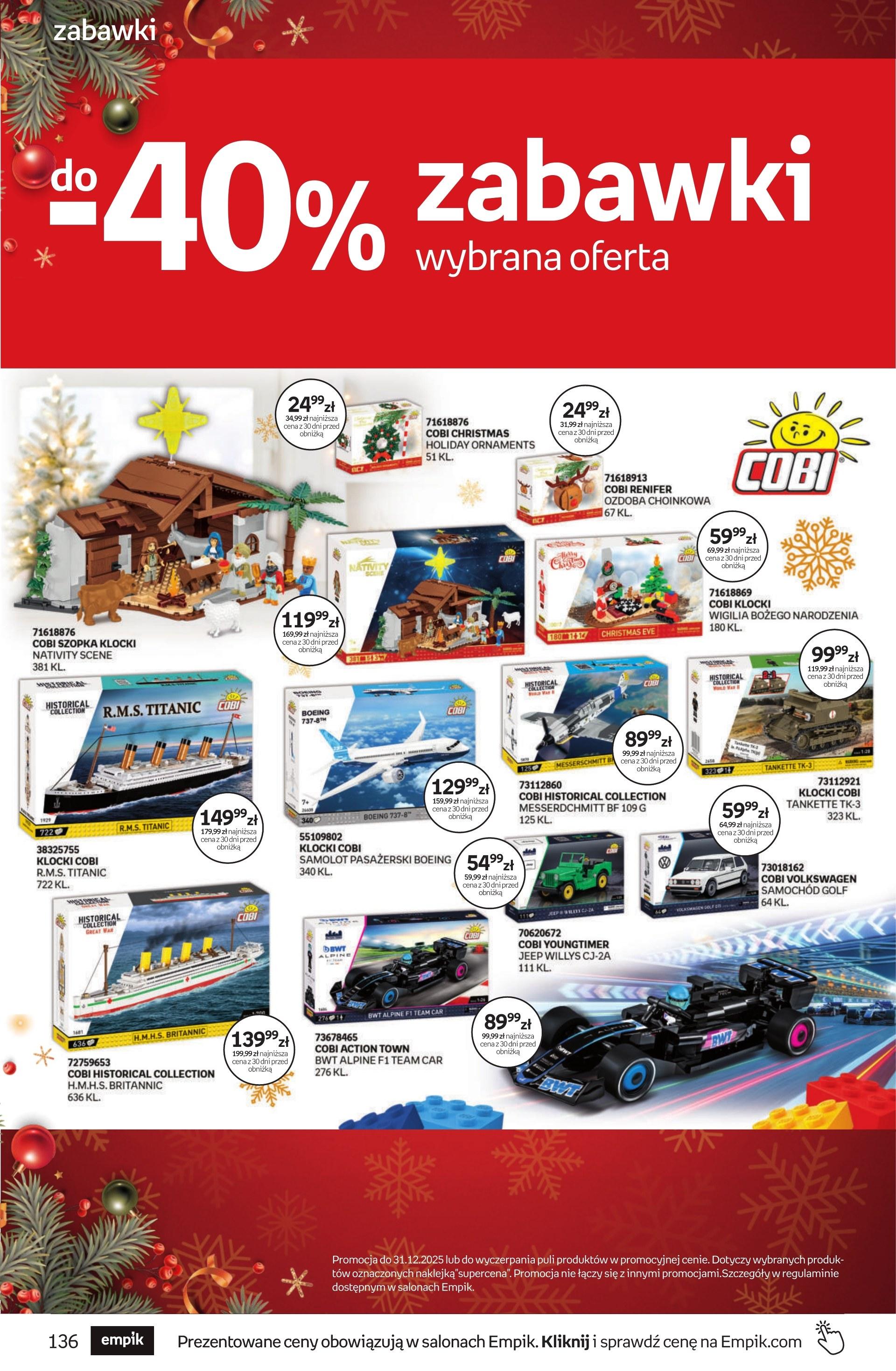 Gazetka promocyjna empik do 09/12/2025 str.136