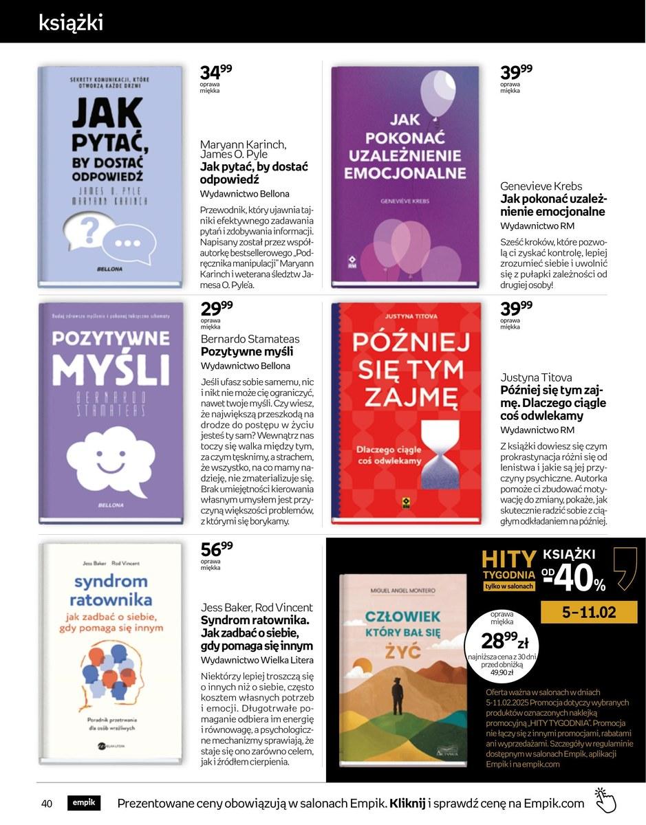 Gazetka promocyjna empik do 11/02/2025 str.40