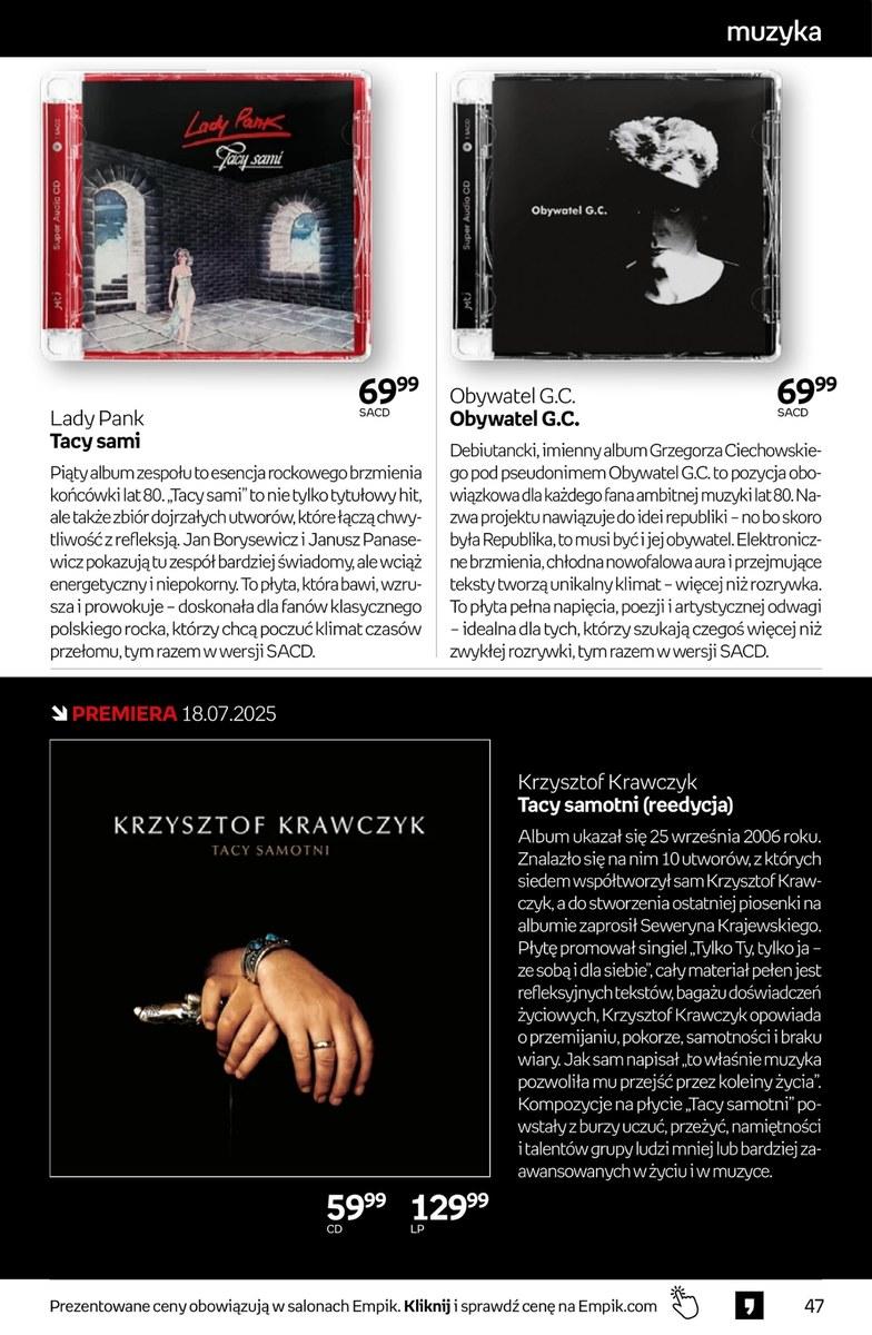 Gazetka promocyjna empik do 29/07/2025 str.47