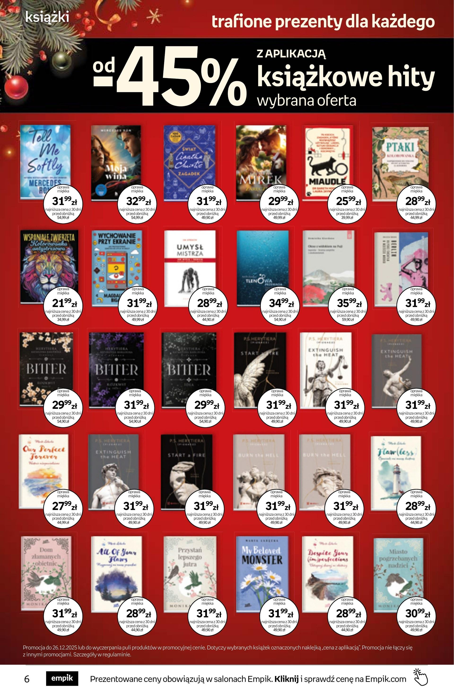 Gazetka promocyjna empik do 23/12/2025 str.6