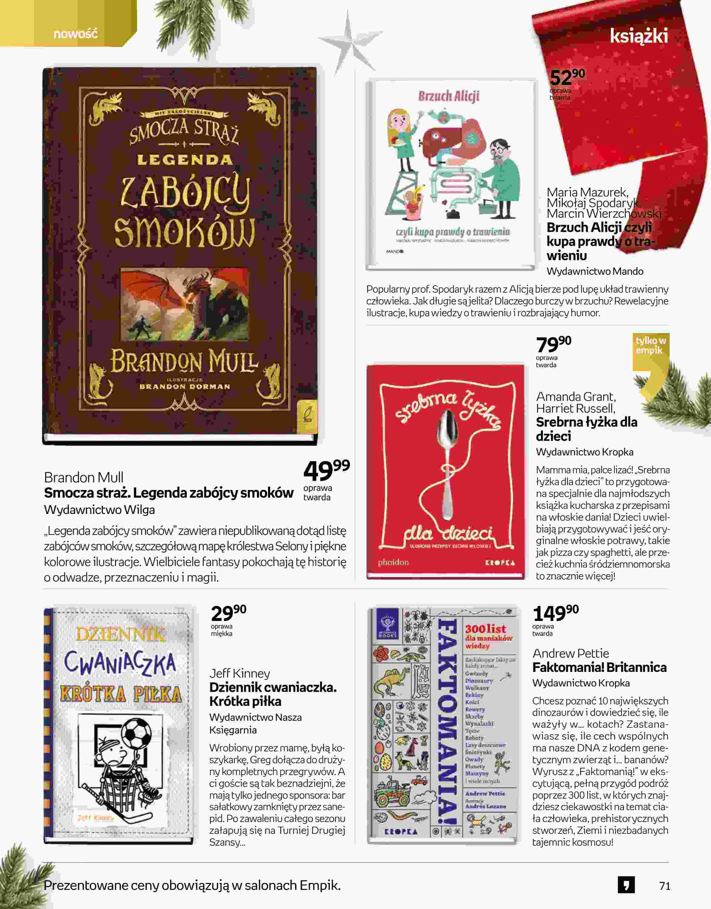 Gazetka promocyjna empik do 24/12/2022 str.71