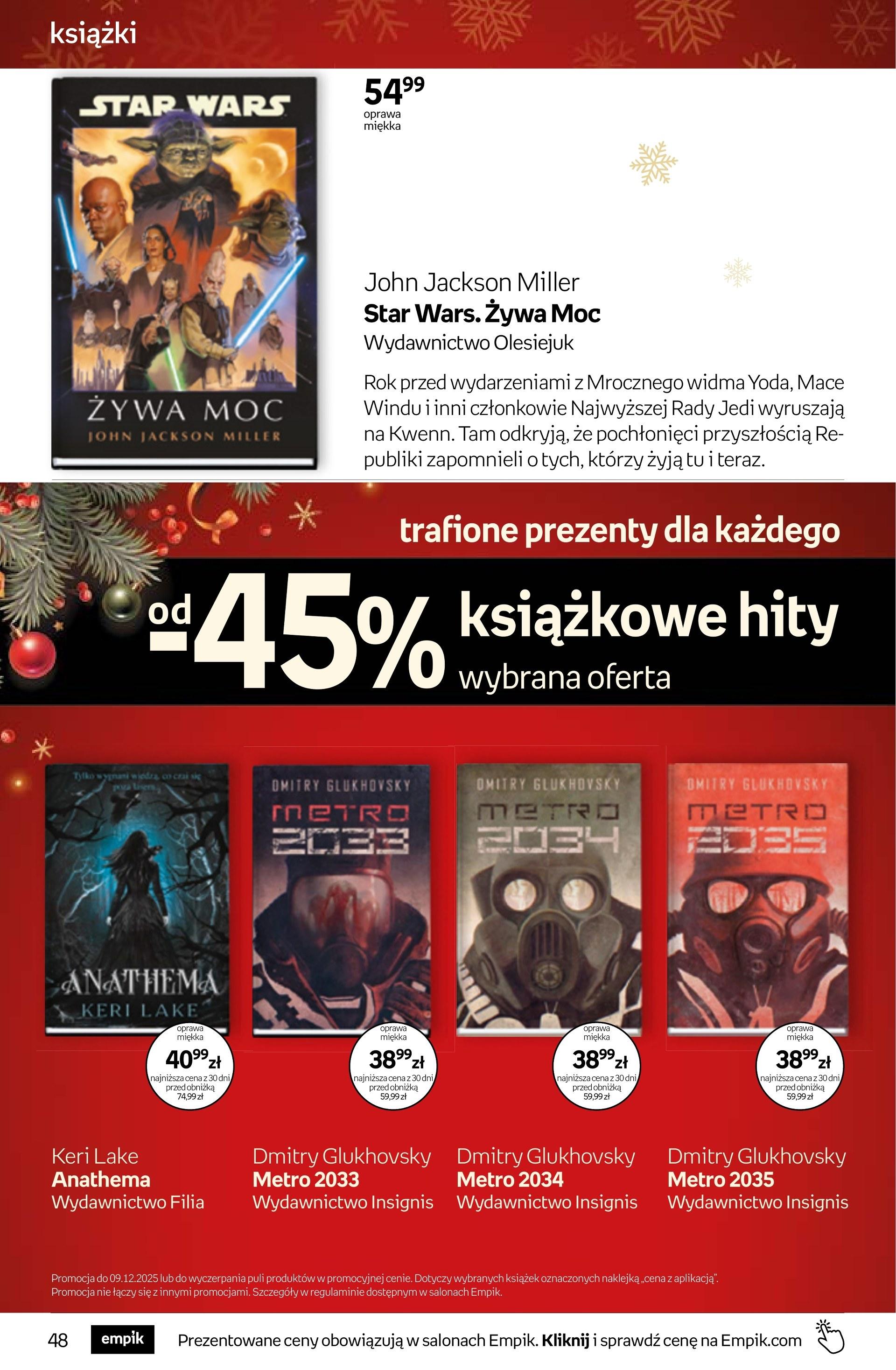 Gazetka promocyjna empik do 09/12/2025 str.48