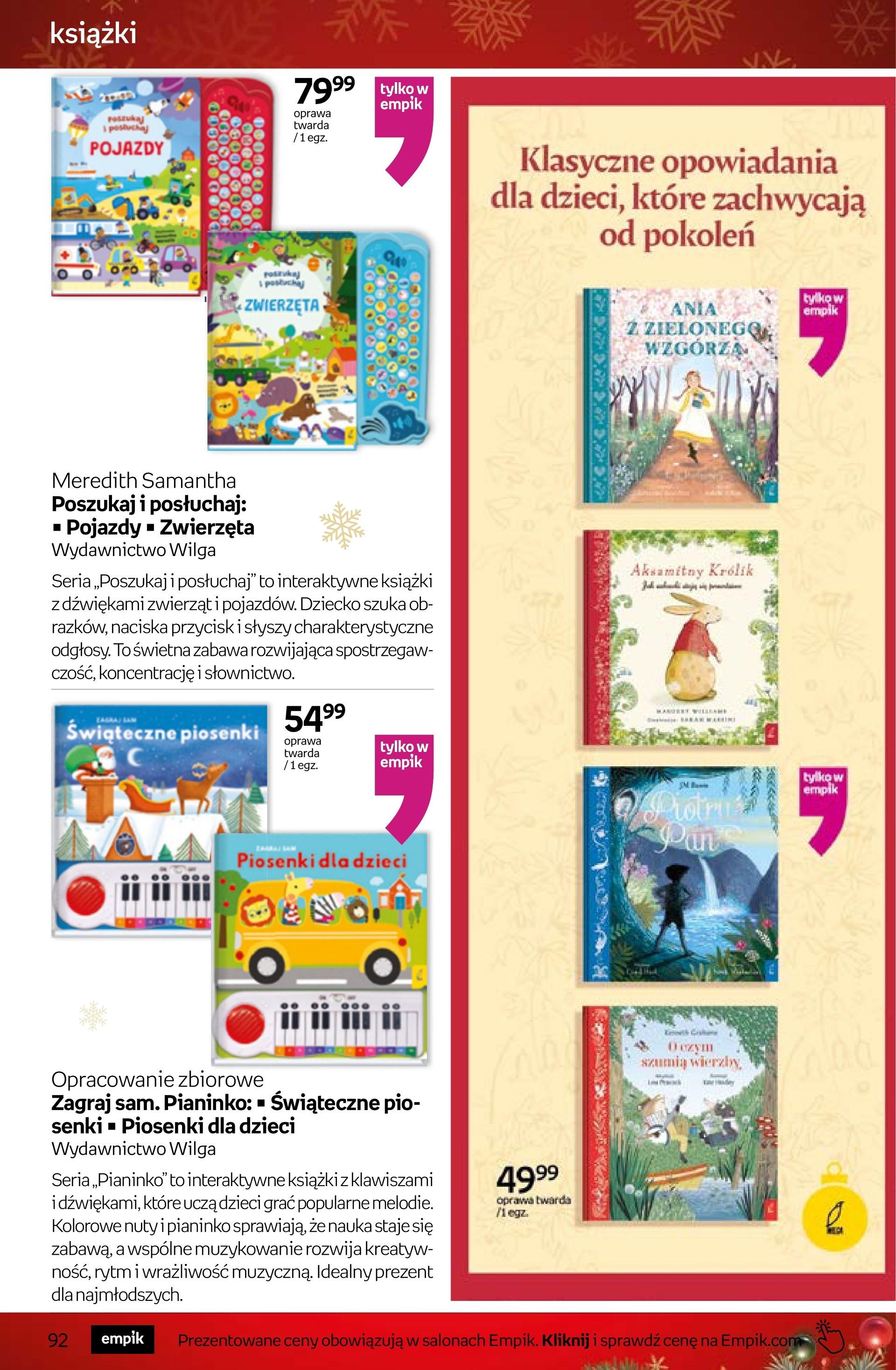 Gazetka promocyjna empik do 23/12/2025 str.92