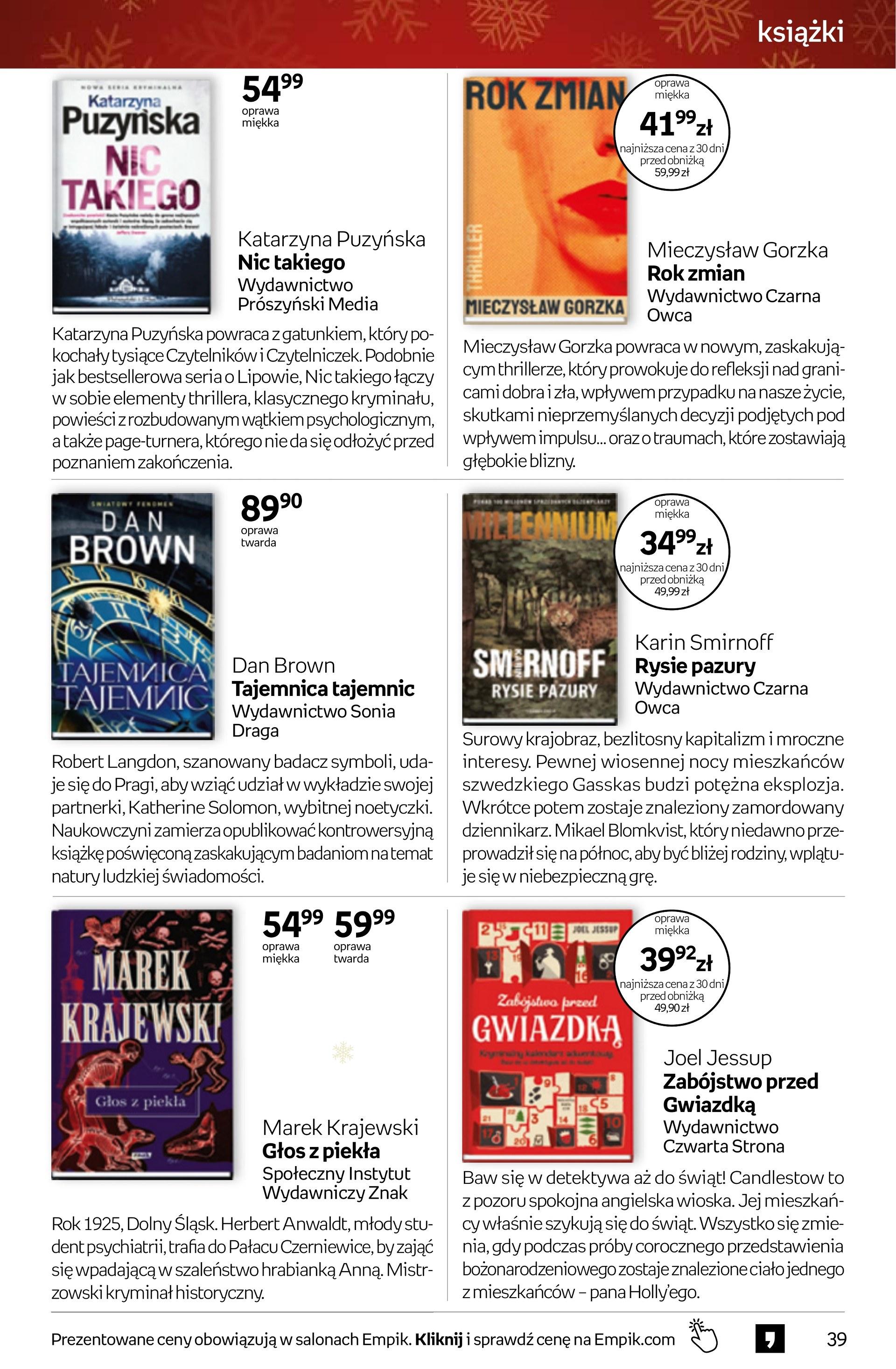 Gazetka promocyjna empik do 23/12/2025 str.39