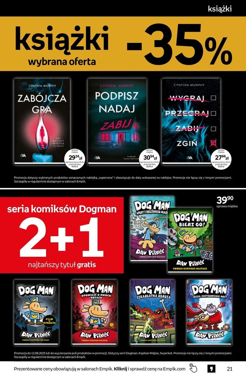 Gazetka promocyjna empik do 12/08/2025 str.21