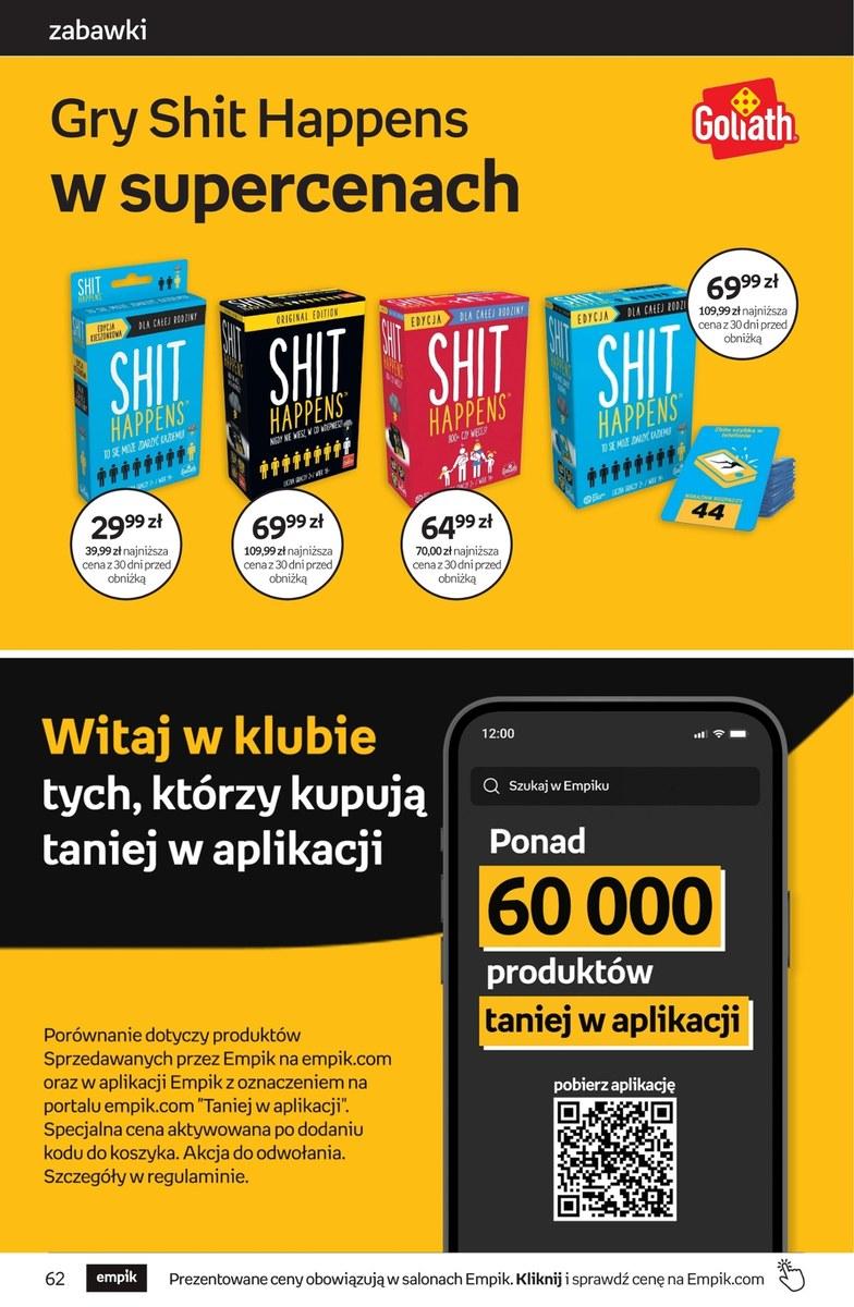 Gazetka promocyjna empik do 12/08/2025 str.62