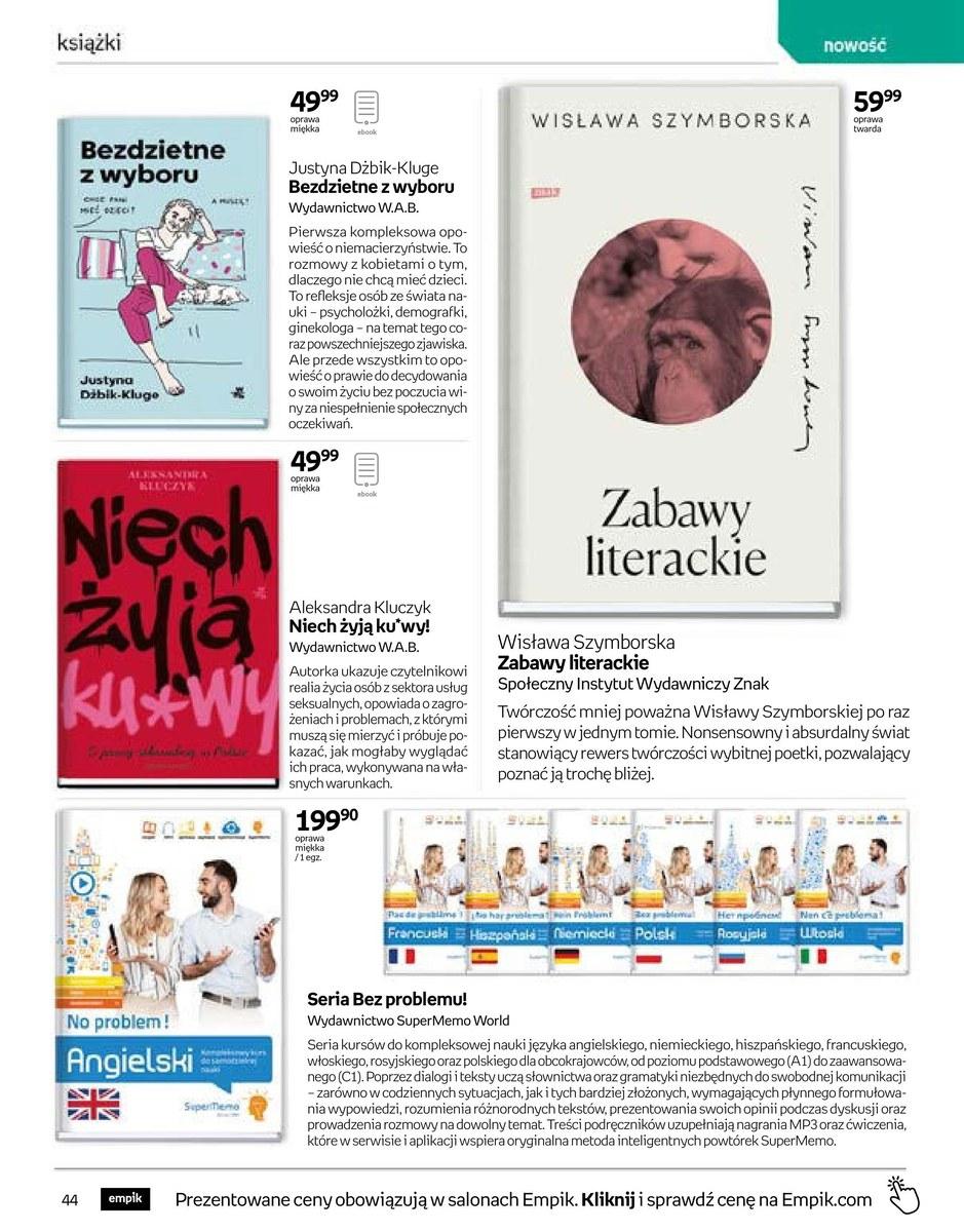 Gazetka promocyjna empik do 07/11/2023 str.44