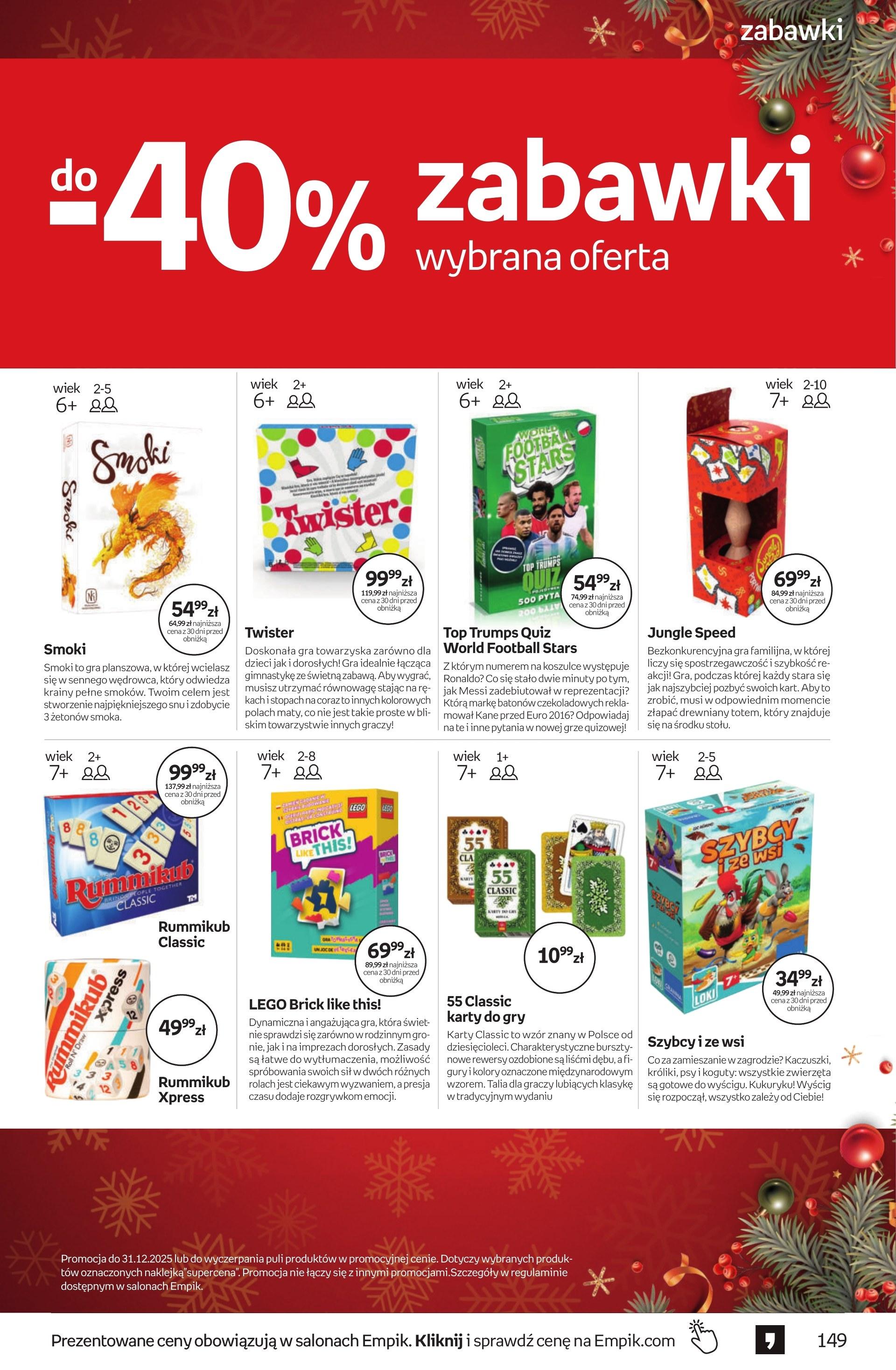 Gazetka promocyjna empik do 09/12/2025 str.149