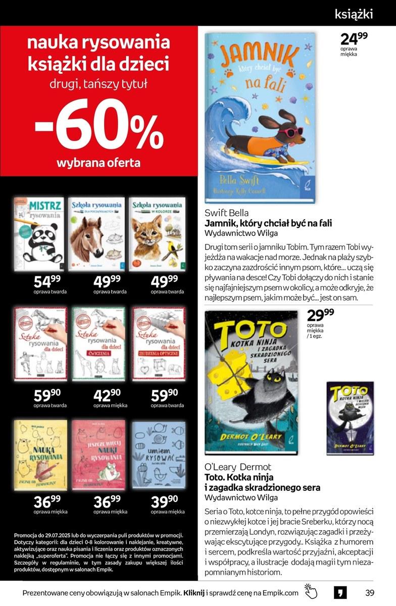 Gazetka promocyjna empik do 29/07/2025 str.39
