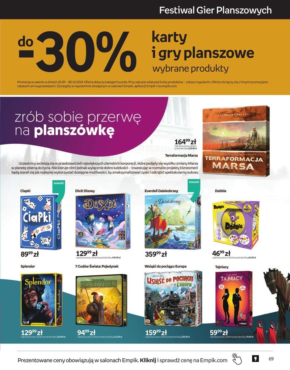 Gazetka promocyjna empik do 08/10/2024 str.69