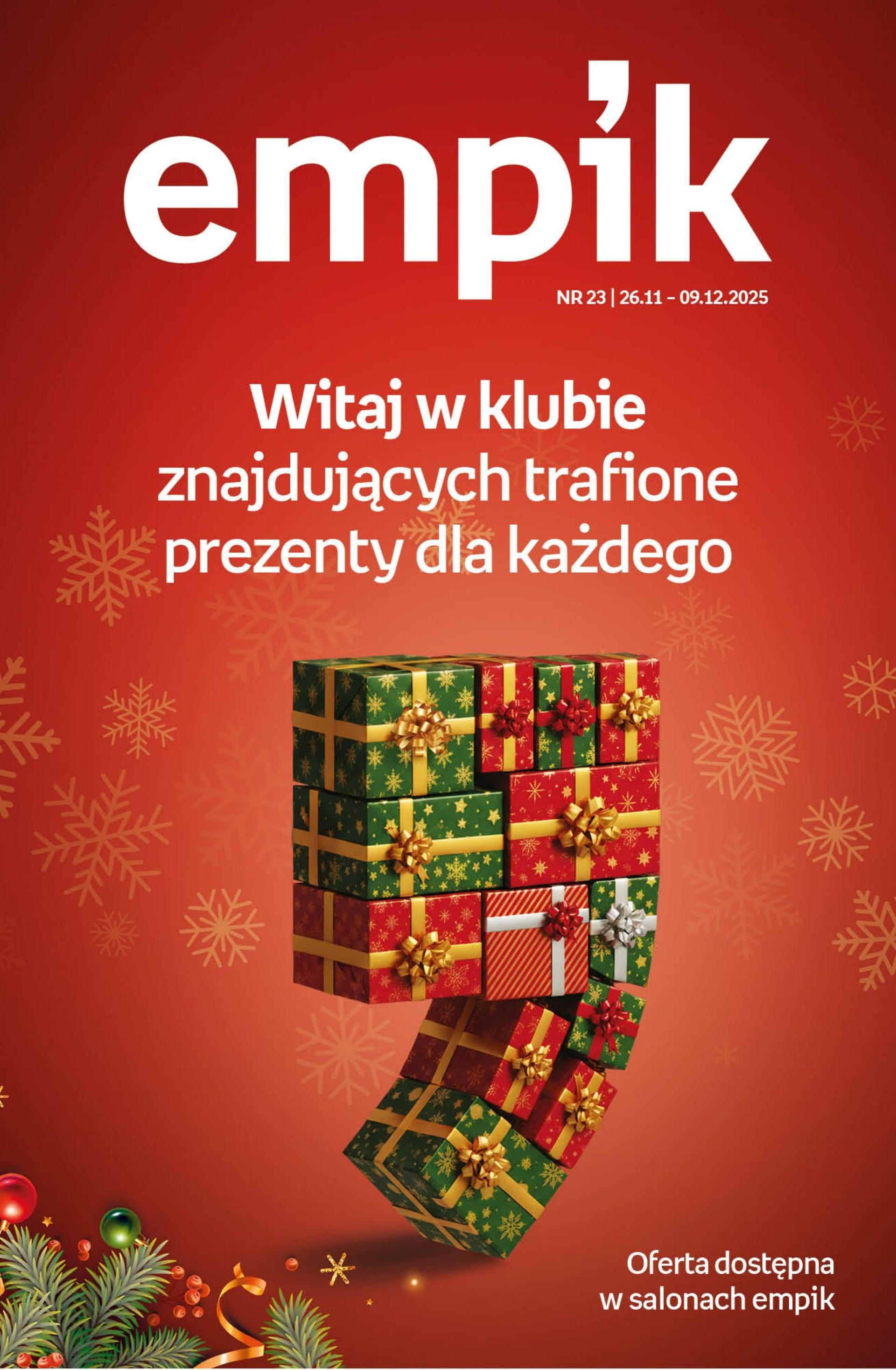Gazetka promocyjna empik do 09/12/2025 str.1