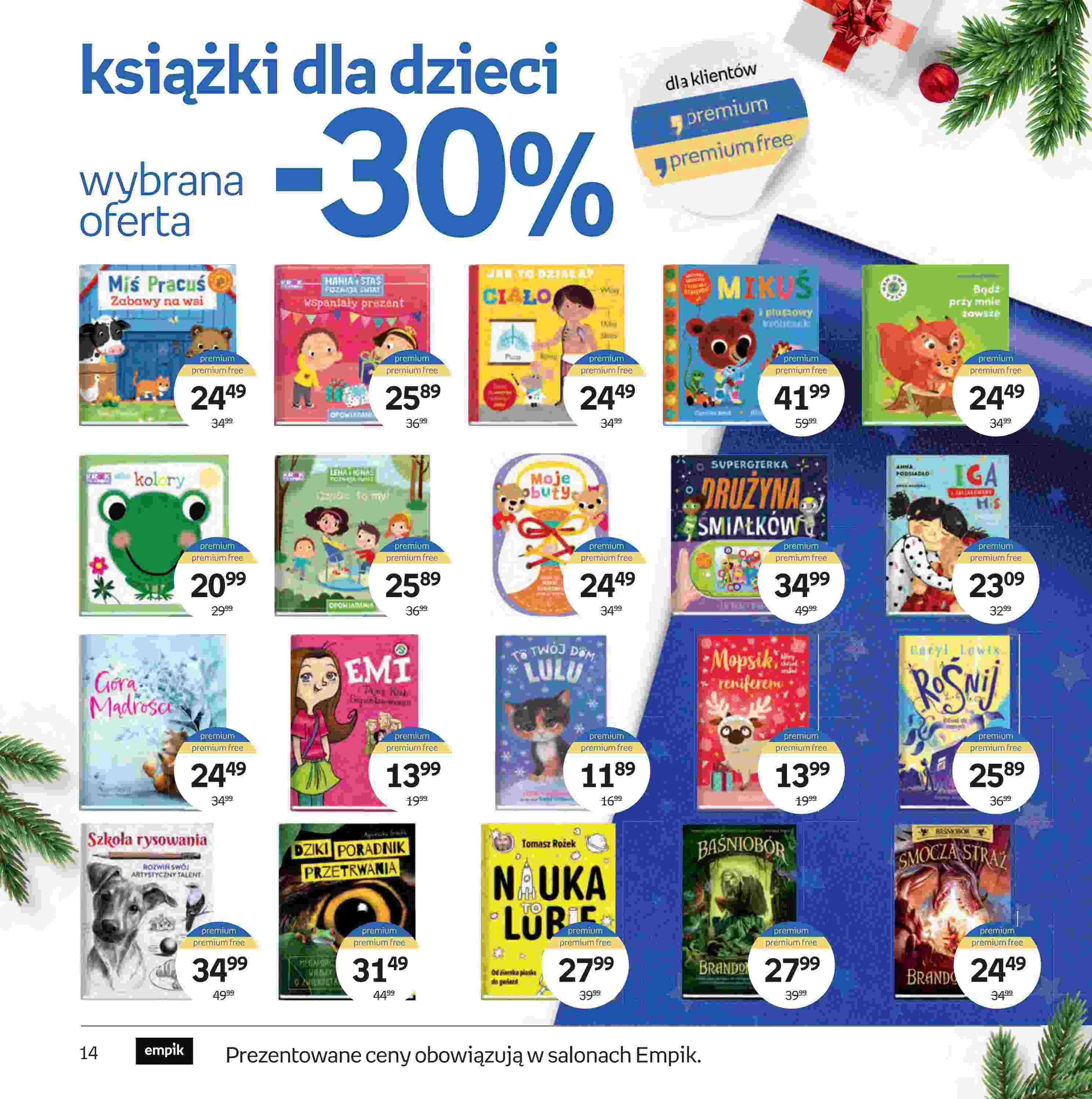 Gazetka promocyjna empik do 24/12/2022 str.14