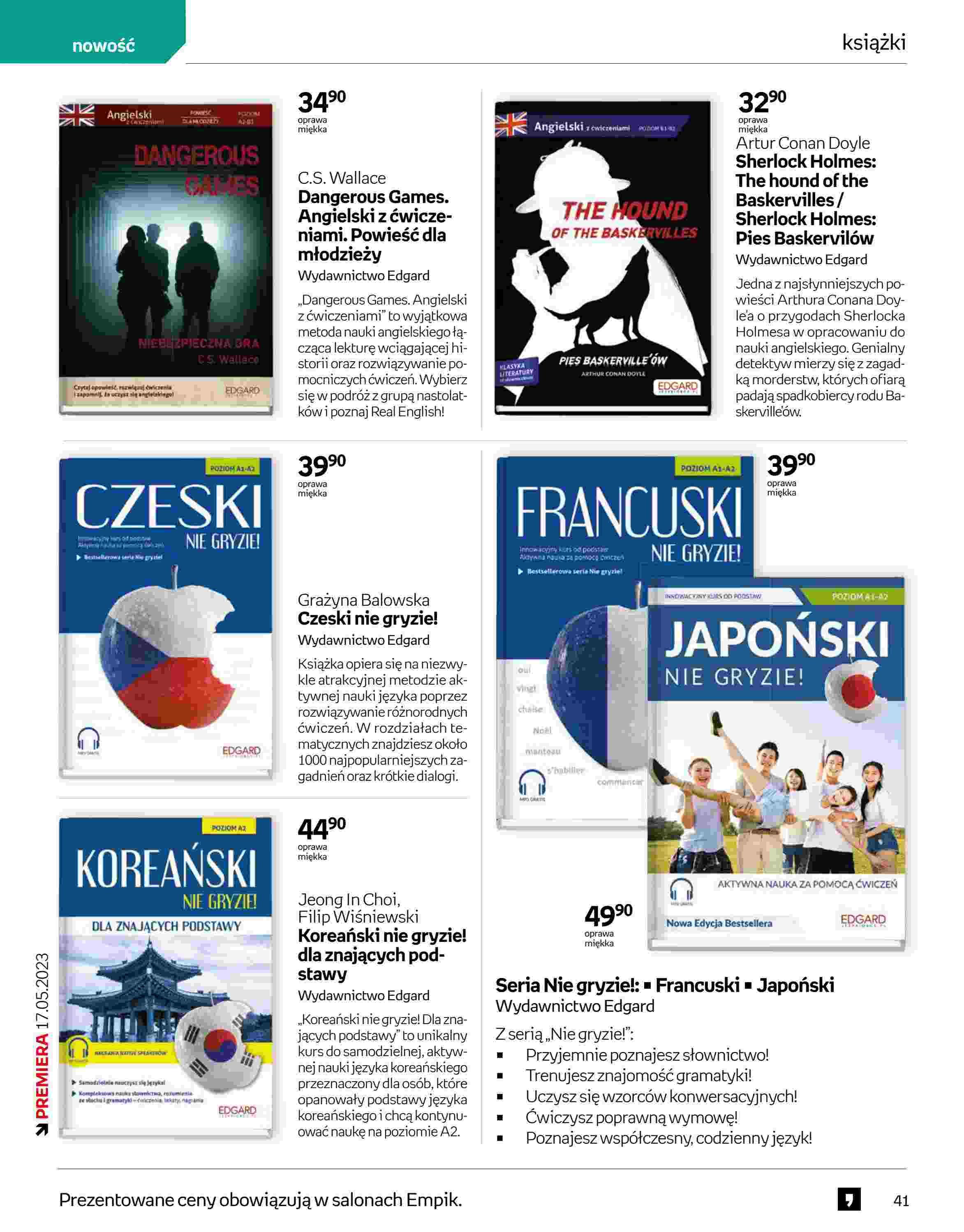 Gazetka promocyjna empik do 16/05/2023 str.41