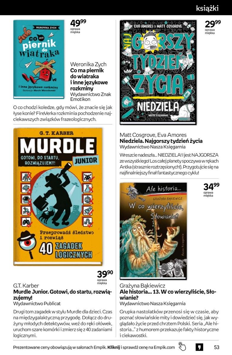 Gazetka promocyjna empik do 23/09/2025 str.53