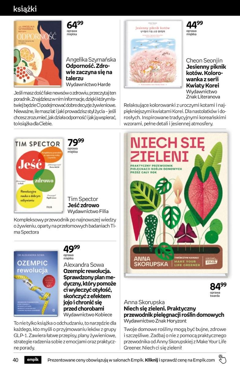 Gazetka promocyjna empik do 23/09/2025 str.40