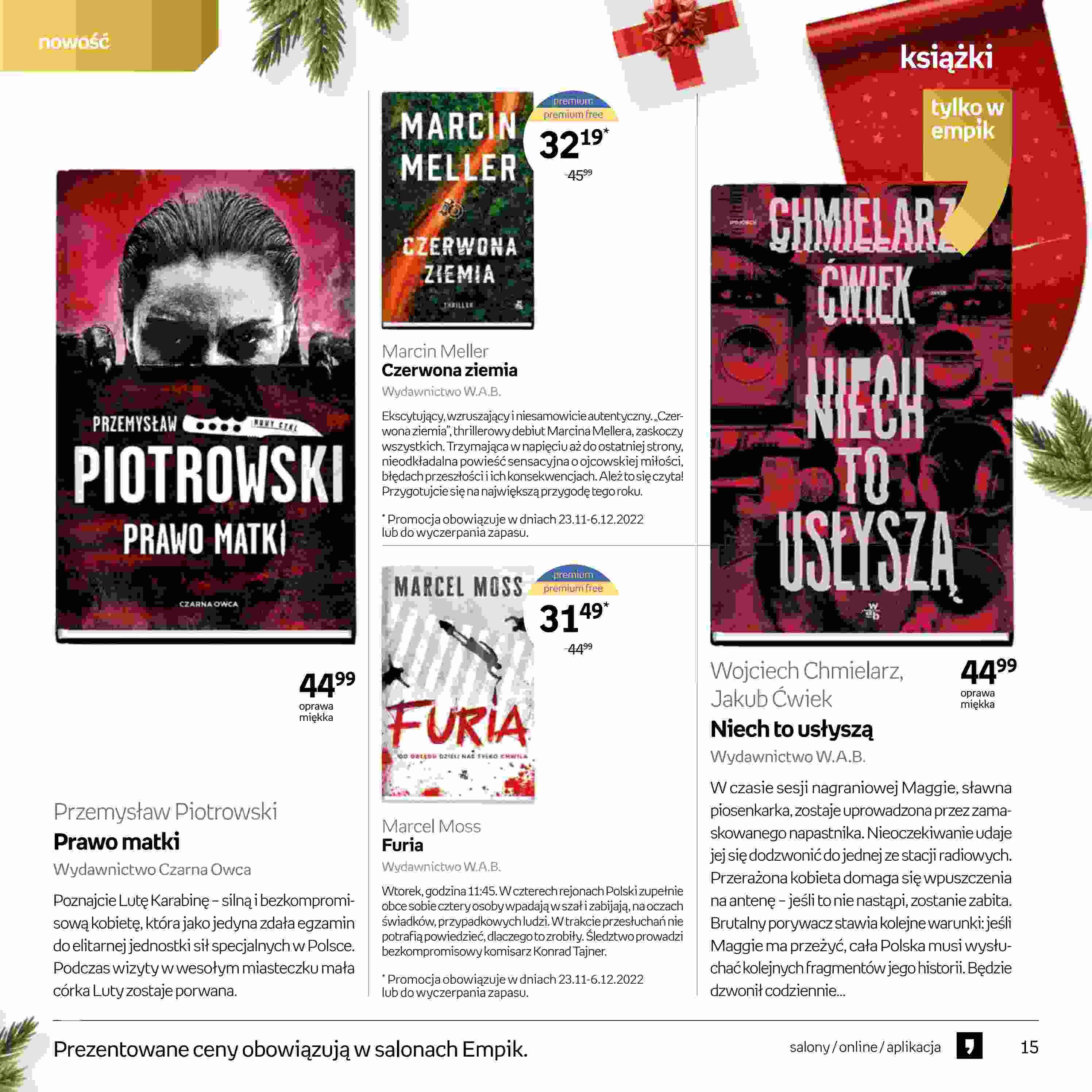 Gazetka promocyjna empik do 24/12/2022 str.15