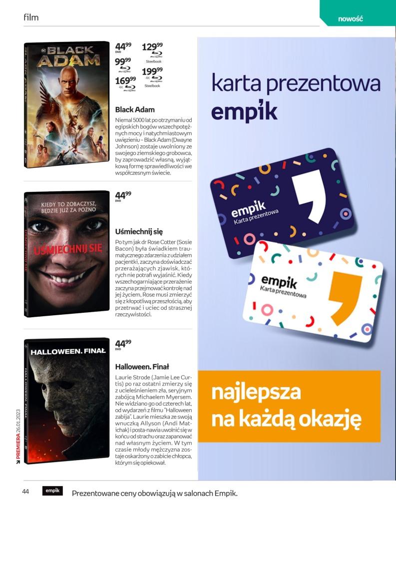 Gazetka promocyjna empik do 07/02/2023 str.44