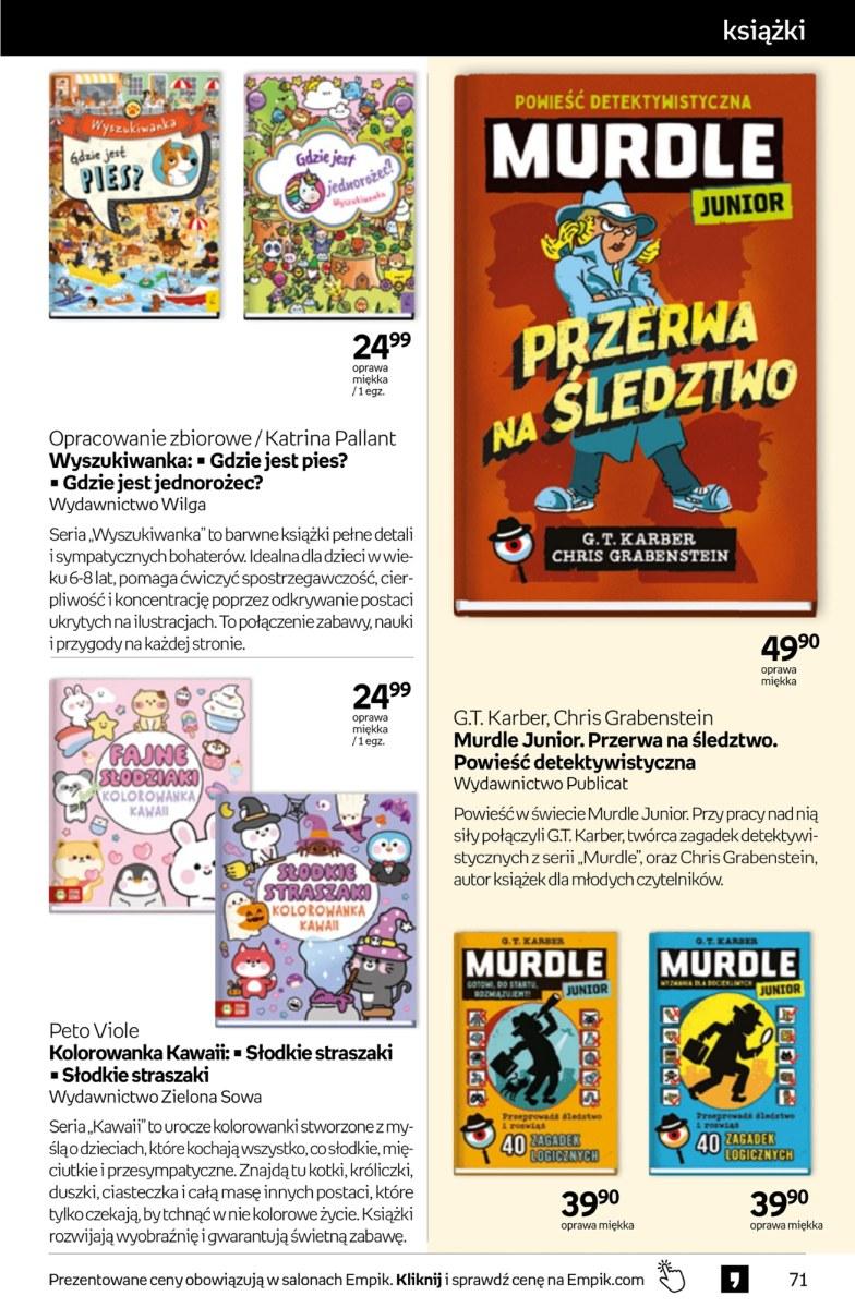 Gazetka promocyjna empik do 28/10/2025 str.71