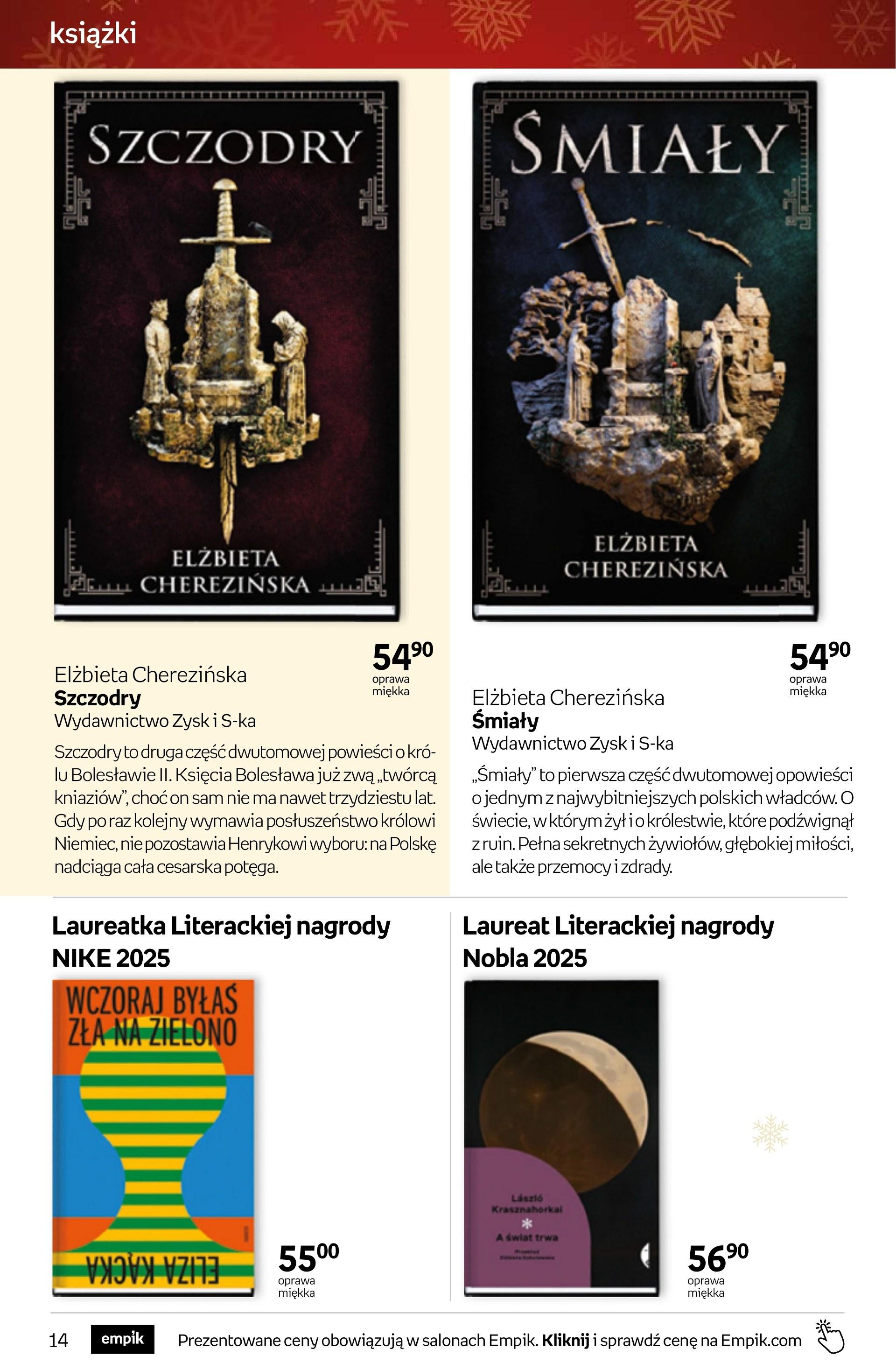 Gazetka promocyjna empik do 23/12/2025 str.14