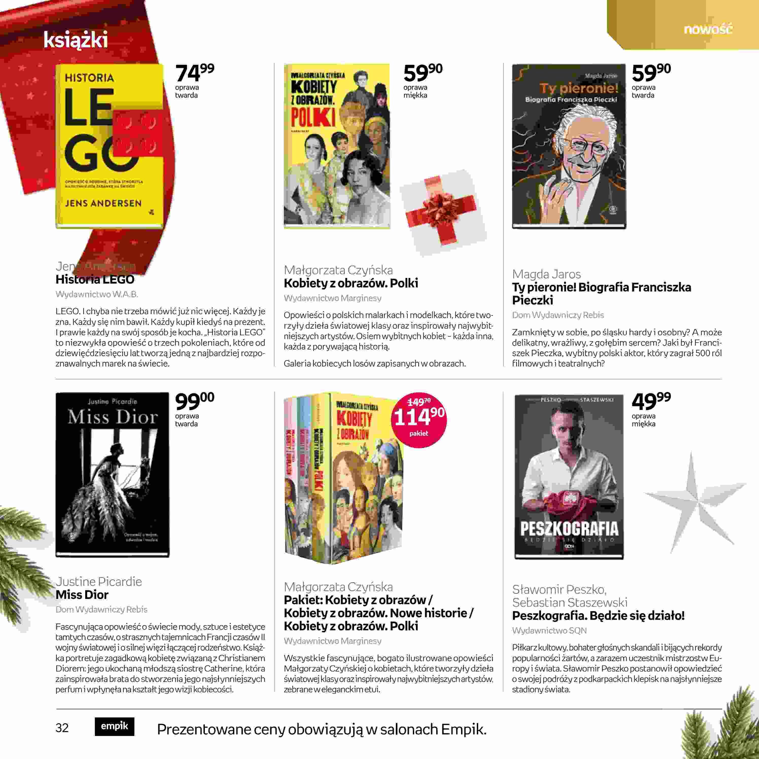 Gazetka promocyjna empik do 24/12/2022 str.32